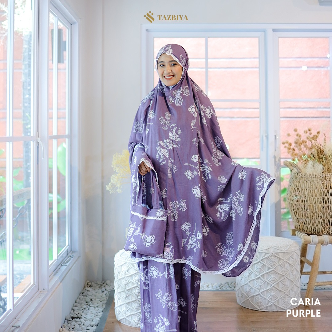 MUKENA TAZBIYA ALLOVER CARIA SERIES ALLSIZE