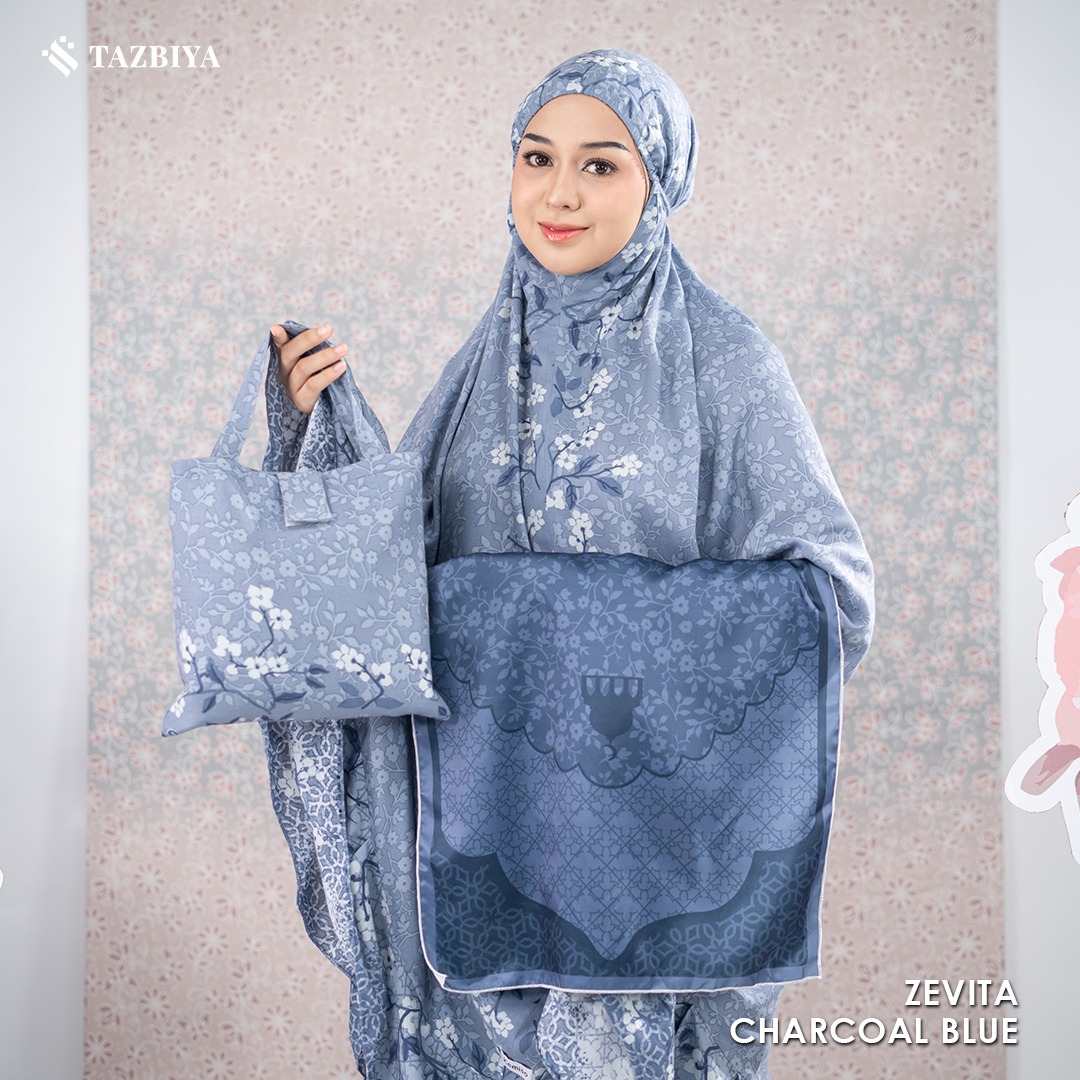 MUKENA TAZBIYA X KEMISO SAJADAH RAYON ZEVITA SERIES ALLSIZE