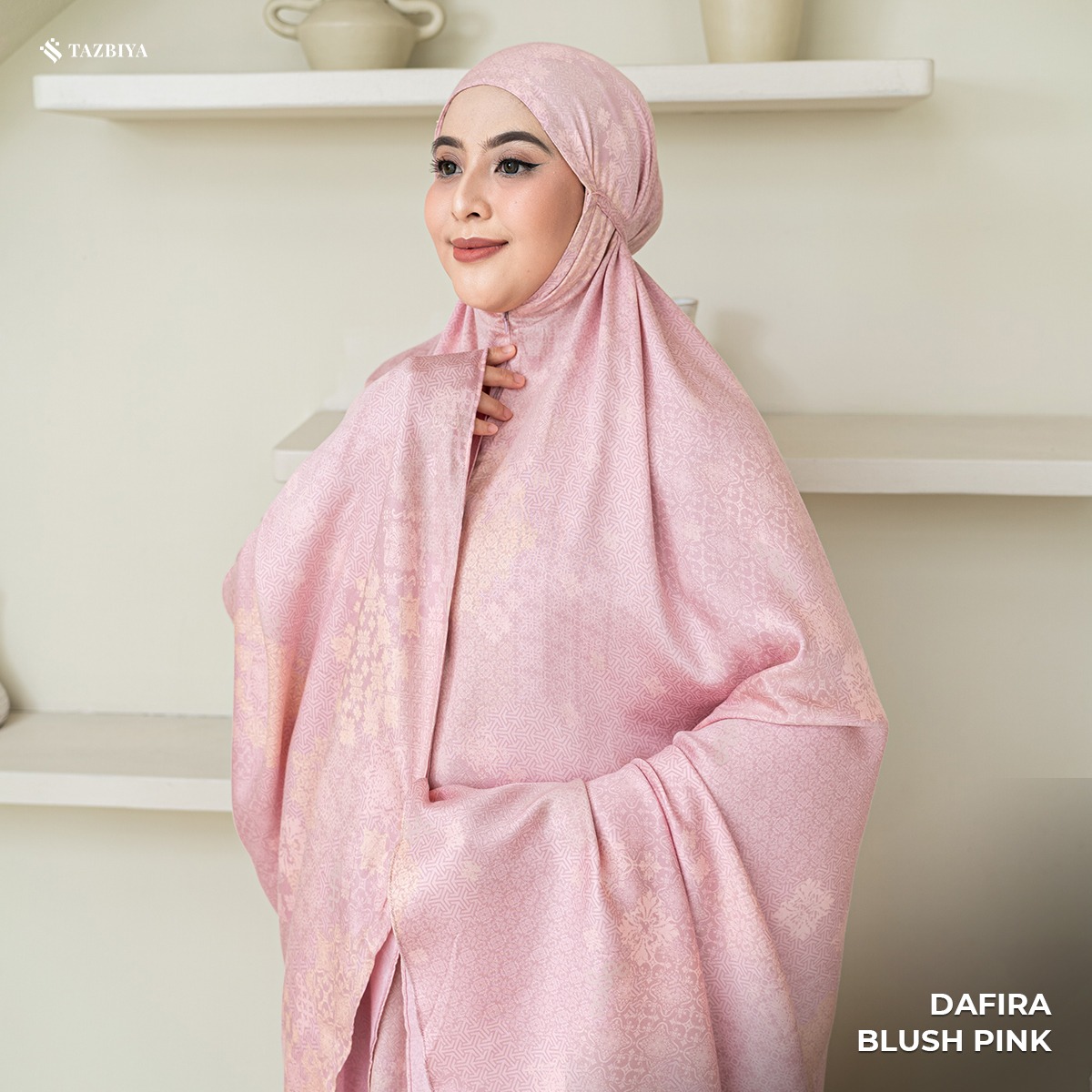 MUKENA TAZBIYA PREMIUM DAFIRA I Mukena Rayon Satin Jumbo Dewasa
