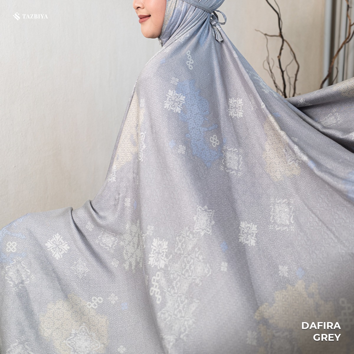 MUKENA TAZBIYA PREMIUM DAFIRA I Mukena Rayon Satin Jumbo Dewasa