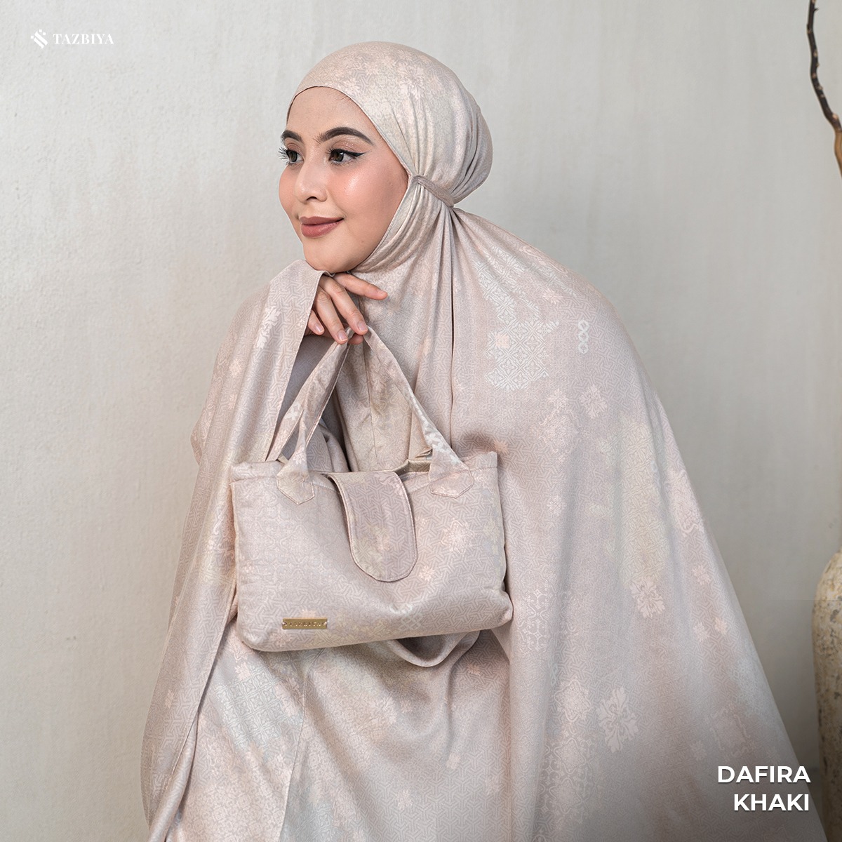 MUKENA TAZBIYA PREMIUM DAFIRA I Mukena Rayon Satin Jumbo Dewasa