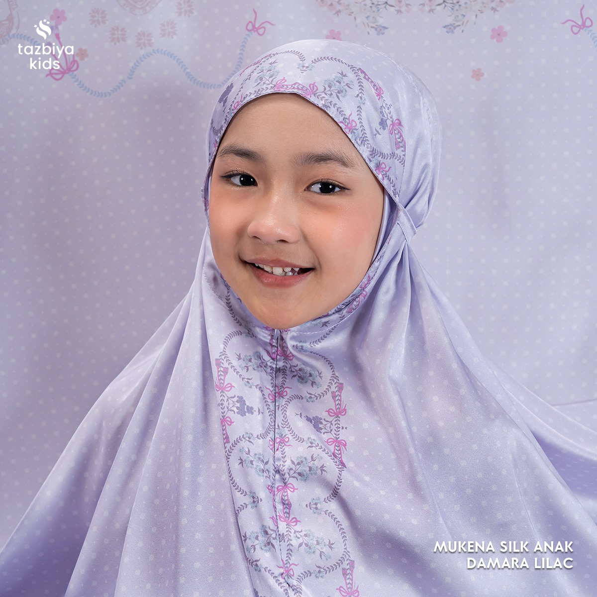 TAZBIYA MUKENA ANAK SILK DAMARA SERIES I Mukena Anak Motif TK SD SMP | Mukena Anak 4-14 Tahun