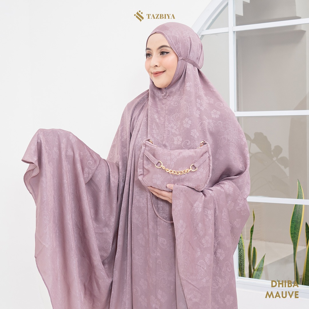 MUKENA PREMIUM SILK TAZBIYA DEWASA DHIBA SERIES