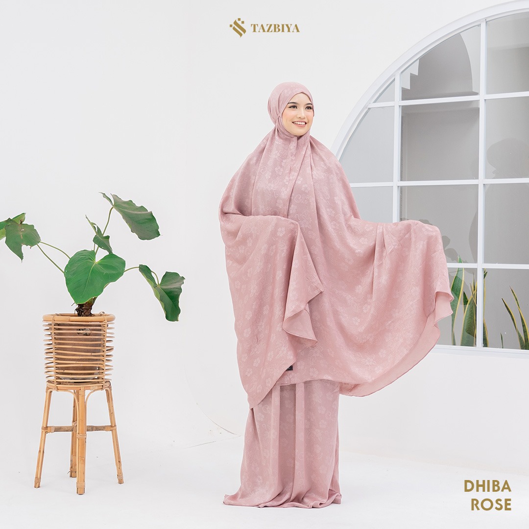 MUKENA PREMIUM SILK TAZBIYA DEWASA DHIBA SERIES