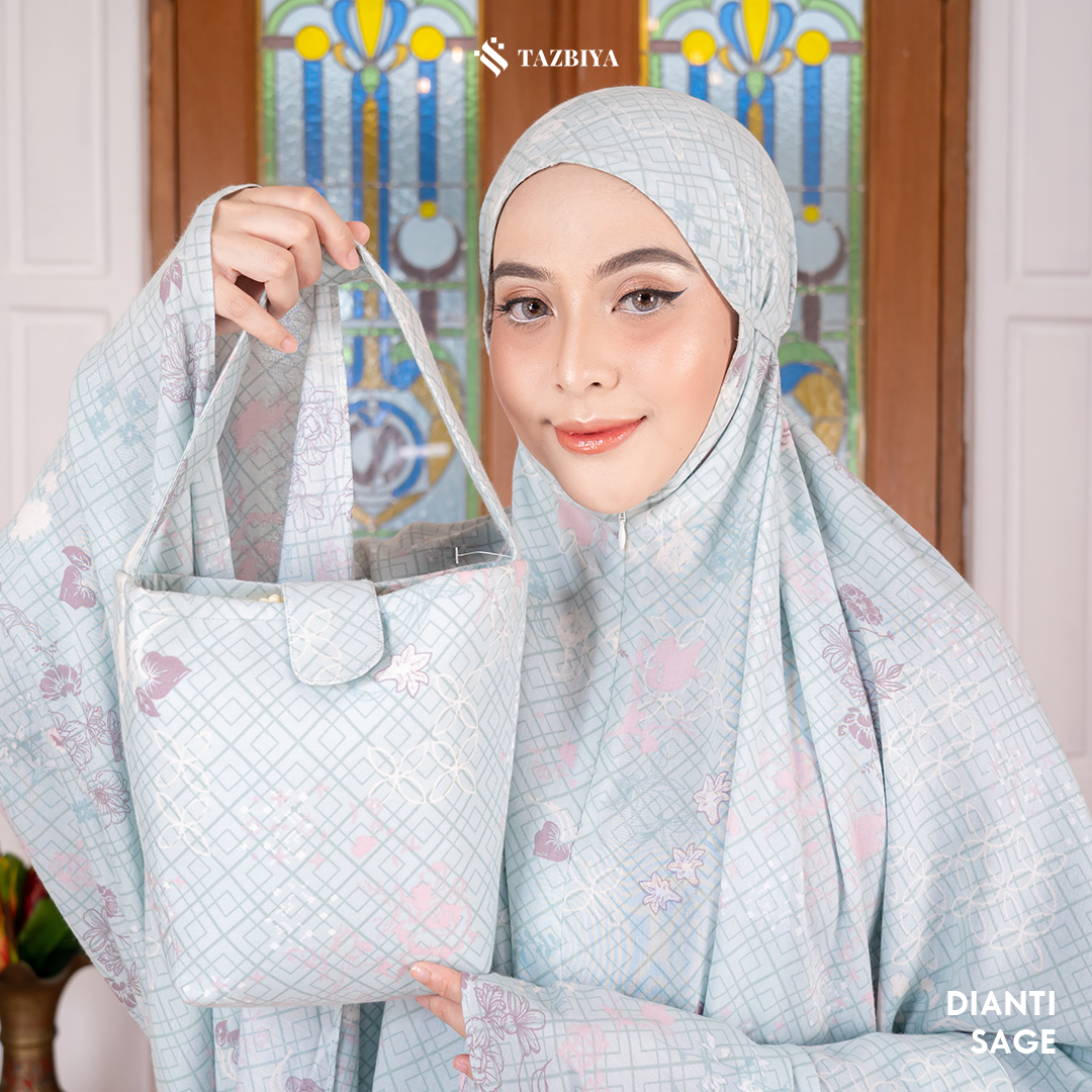 TAZBIYA DIANTI SERIES I Mukena 2IN1 Rayon Jumbo Dewasa
