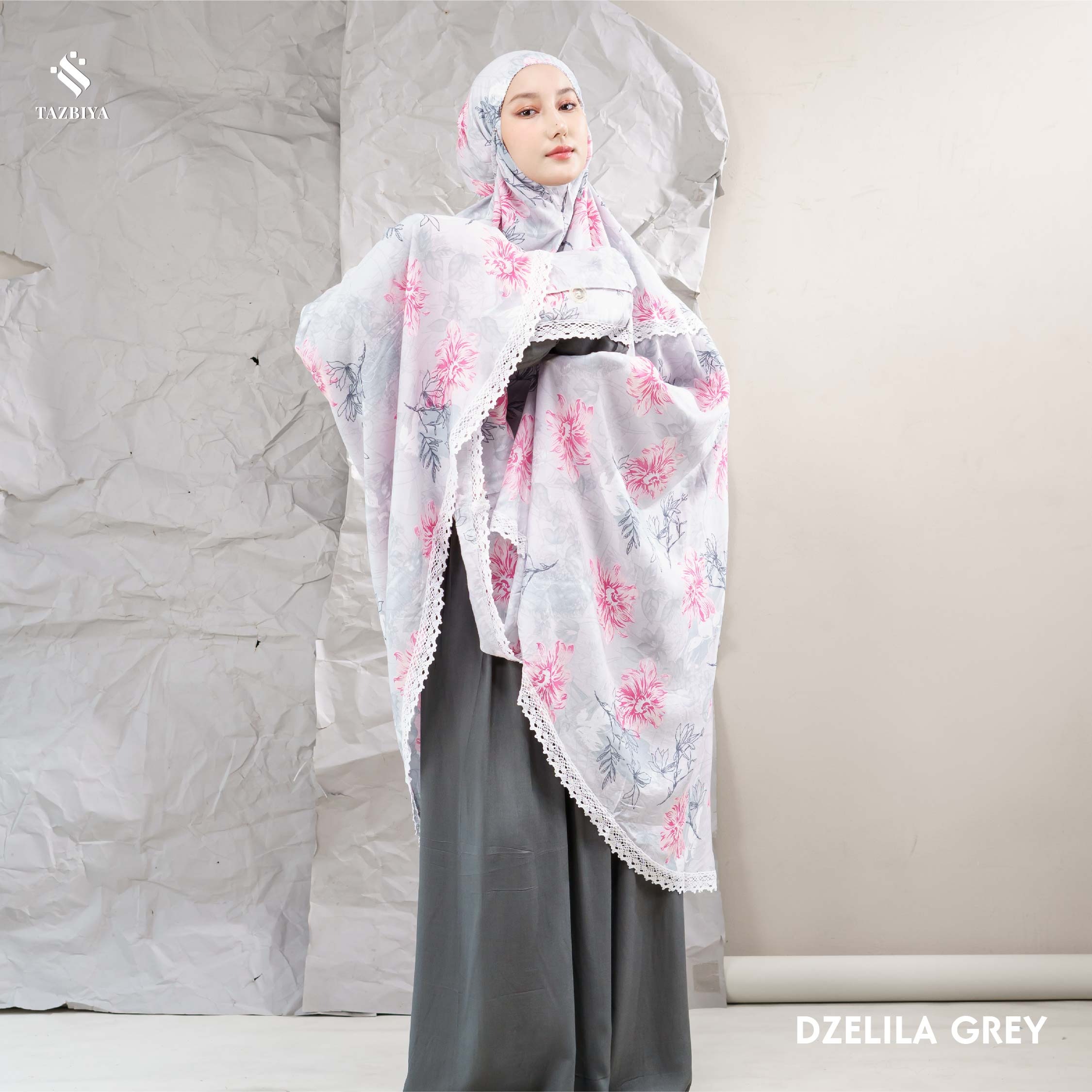 MUKENA TAZBIYA KOMBINASI DZELILA SERIES ALLSIZE