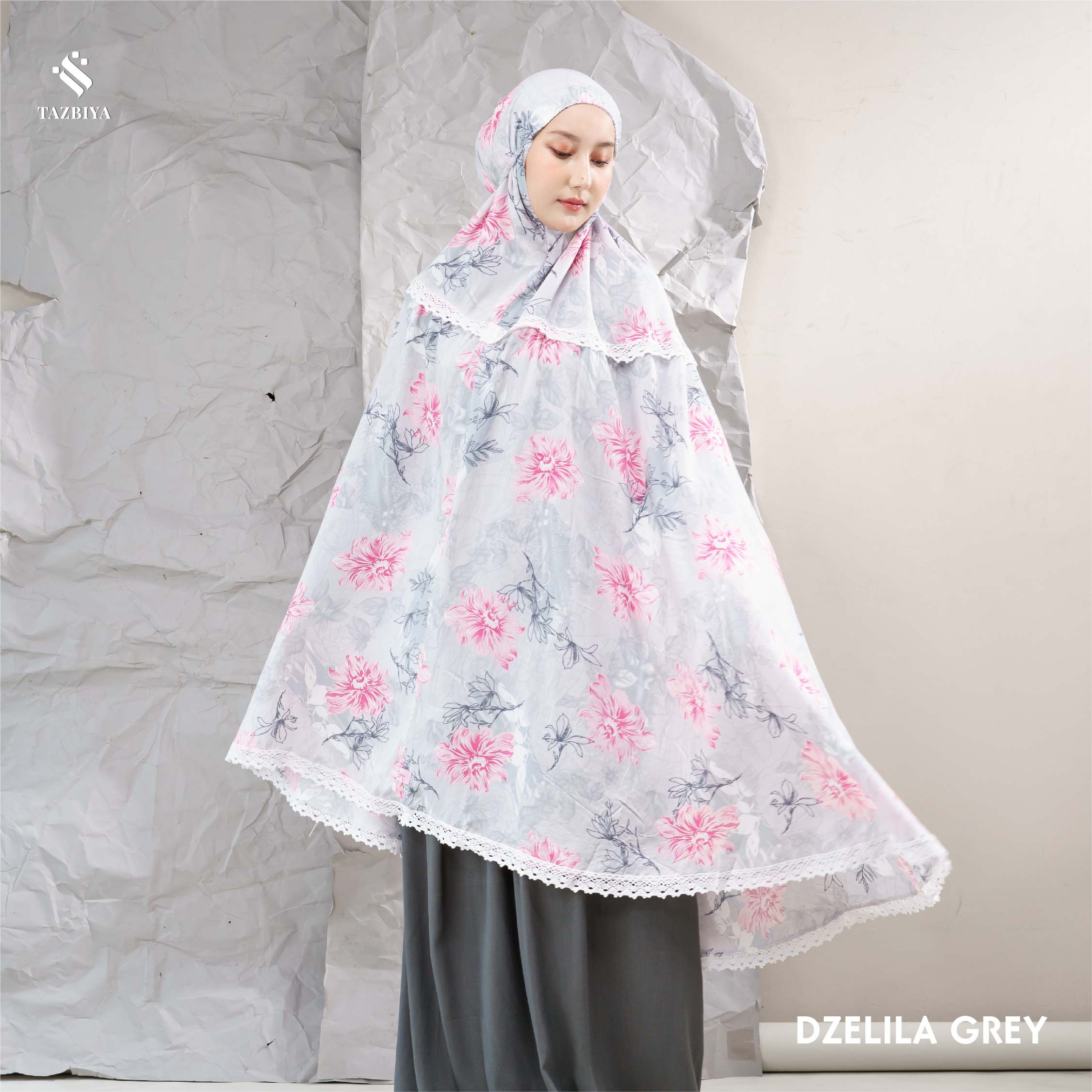 MUKENA TAZBIYA KOMBINASI DZELILA SERIES ALLSIZE