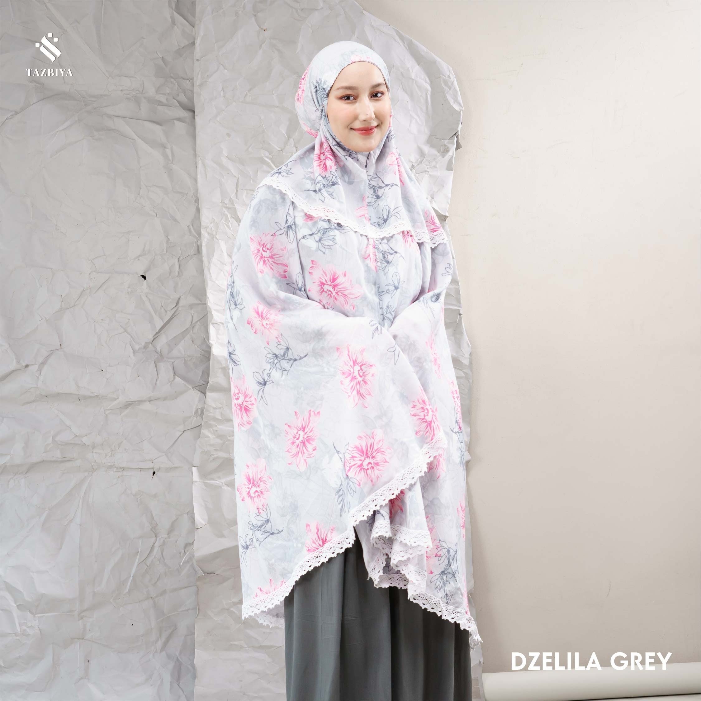 MUKENA TAZBIYA KOMBINASI DZELILA SERIES ALLSIZE