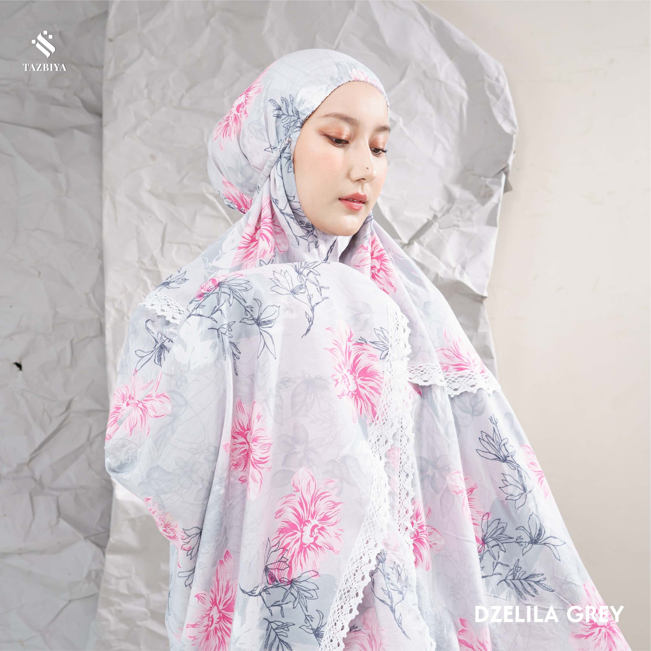 MUKENA TAZBIYA KOMBINASI DZELILA SERIES ALLSIZE