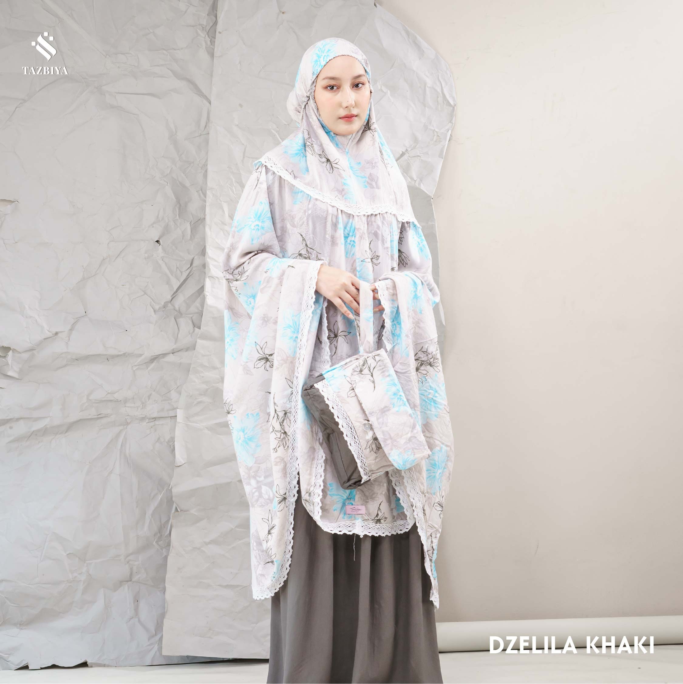 MUKENA TAZBIYA KOMBINASI DZELILA SERIES ALLSIZE