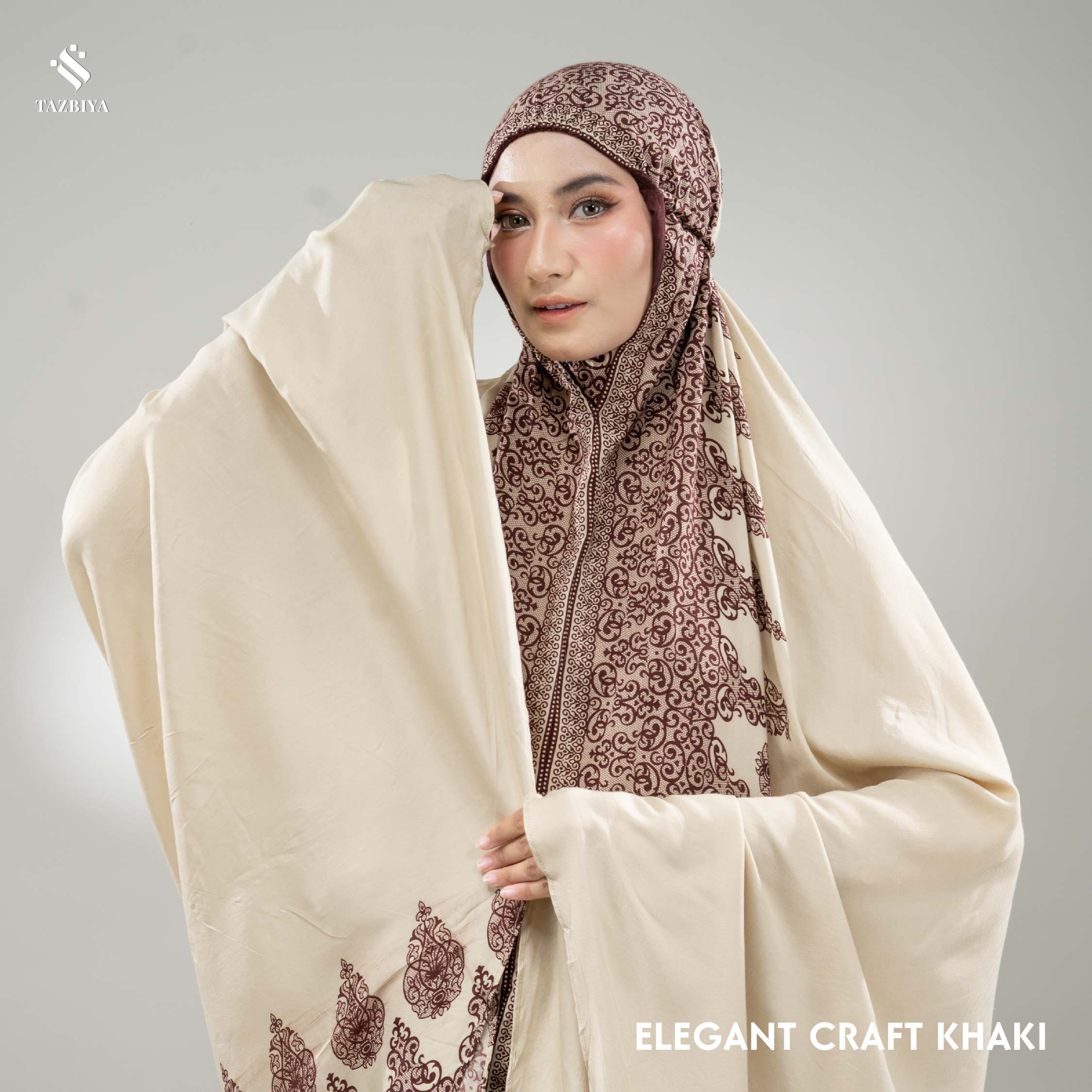 MUKENA SAJADAH TAZBIYA BORDER ELEGANT-CRAFT SERIES ALL SIZE