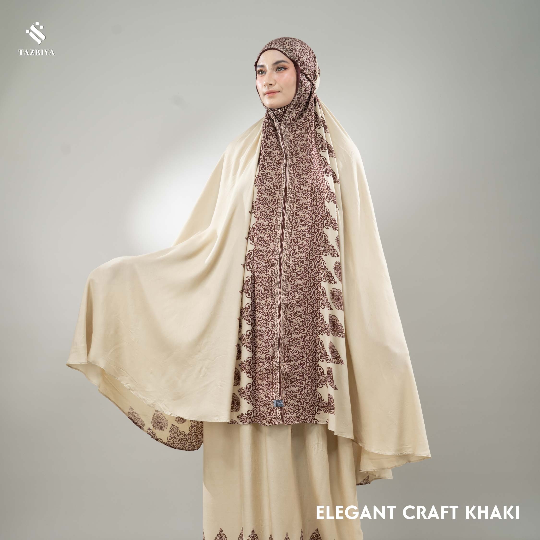 MUKENA SAJADAH TAZBIYA BORDER ELEGANT-CRAFT SERIES ALL SIZE