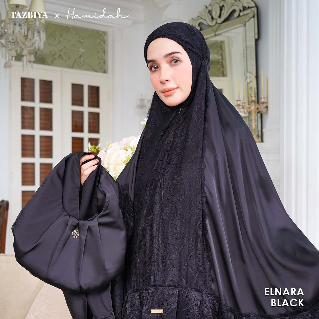 TAZBIYA X HAMIDAH MUKENA SILK LACE RENDA | Sarimbit Mukena Dewasa dan Anak I Sarimbit Prayerset Lebaran I Sarimbit Idul Fitri