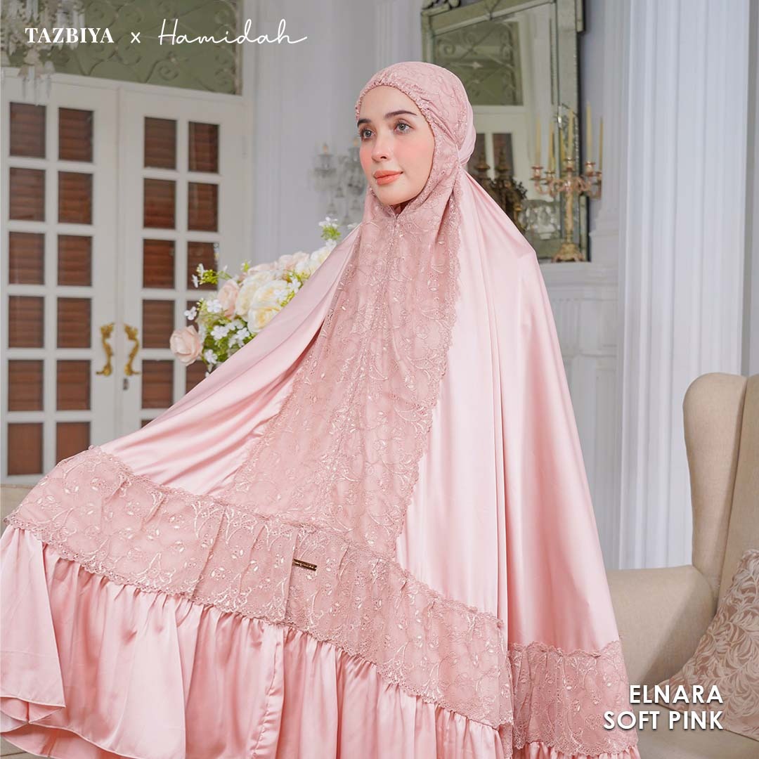 TAZBIYA X HAMIDAH MUKENA SILK LACE RENDA | Sarimbit Mukena Dewasa dan Anak I Sarimbit Prayerset Lebaran I Sarimbit Idul Fitri