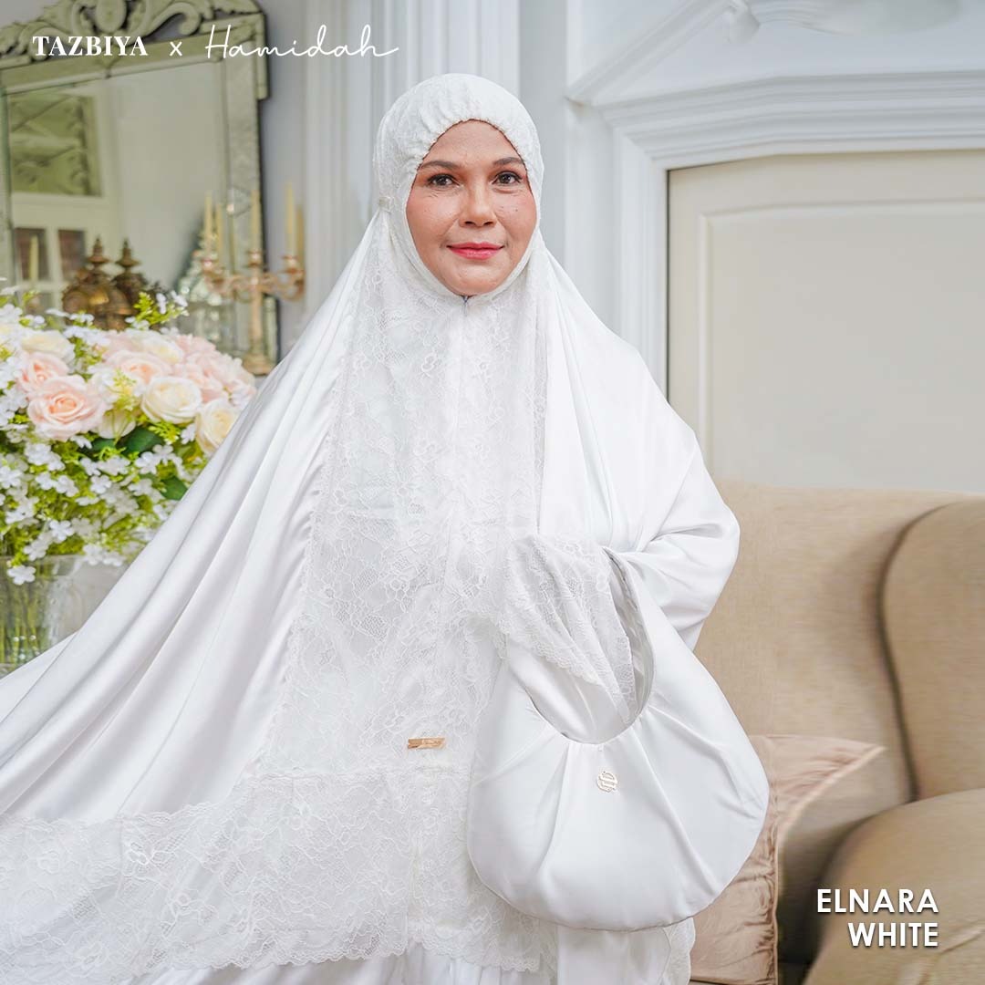 TAZBIYA X HAMIDAH MUKENA SILK LACE RENDA | Sarimbit Mukena Dewasa dan Anak I Sarimbit Prayerset Lebaran I Sarimbit Idul Fitri