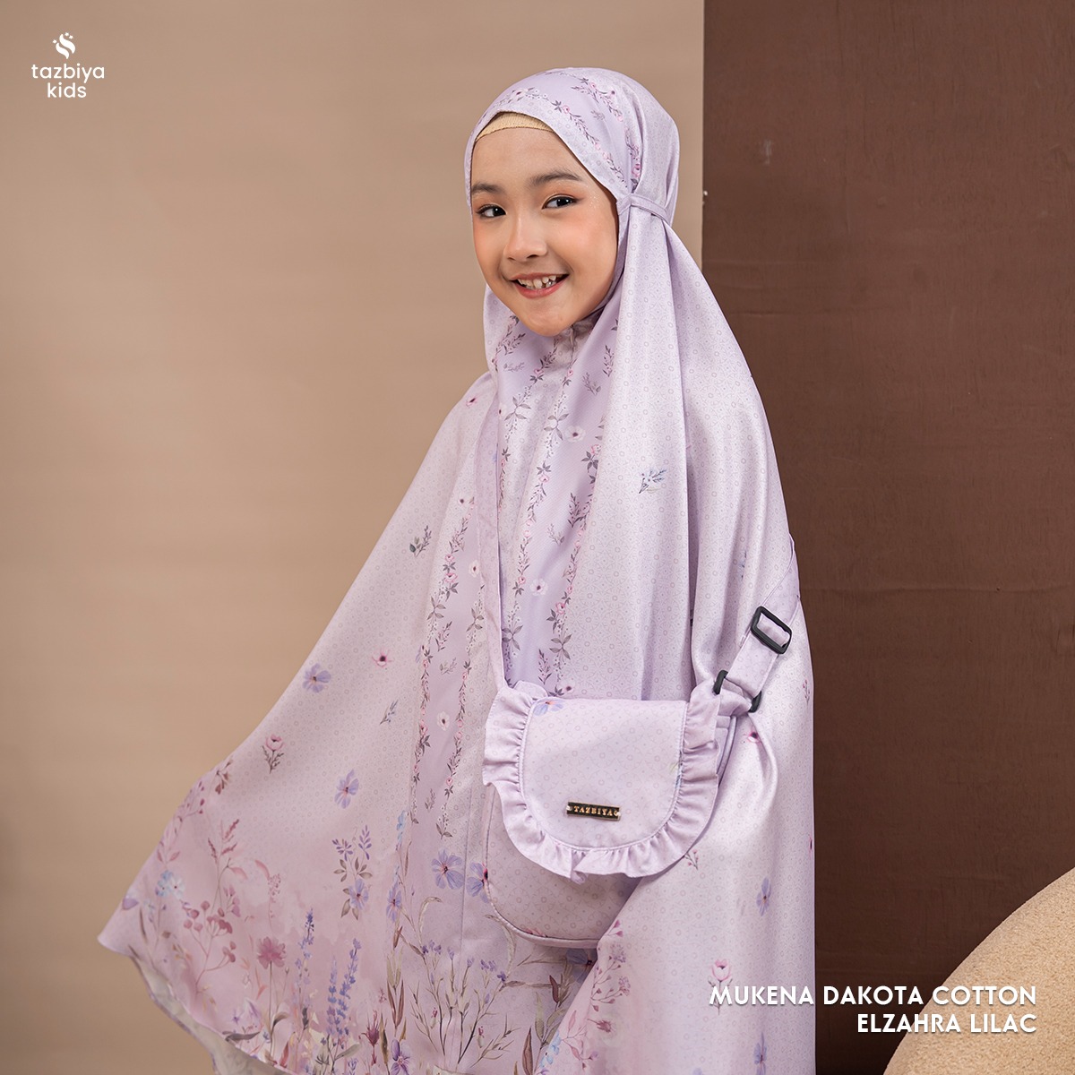 TAZBIYA MUKENA ANAK COTTON ELZAHRA SERIES | Mukena Anak Motif TK SD SMP | Mukena Anak 4-14 Tahun