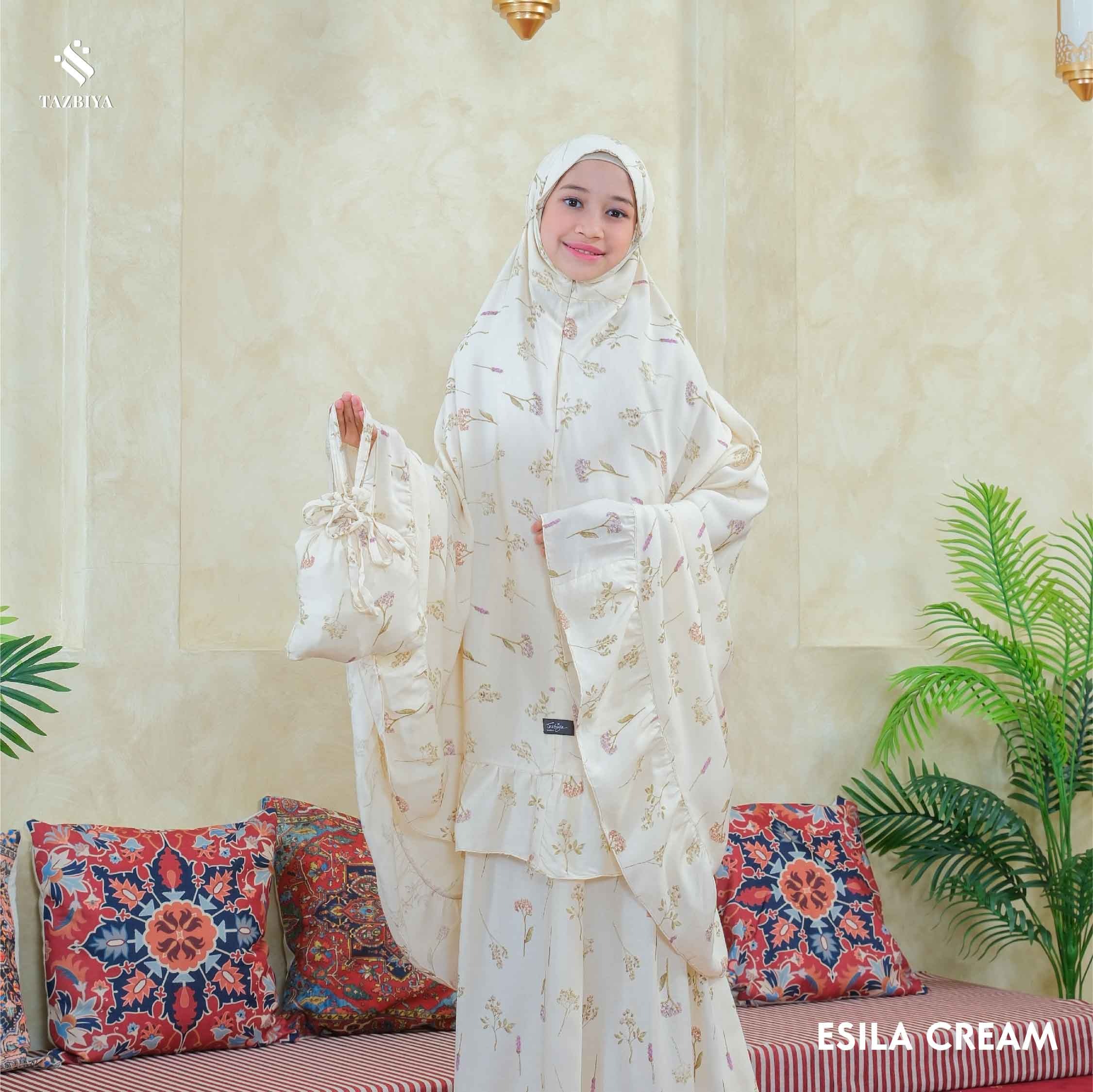 MUKENA TAZBIYA ANAK TANGGUNG ESILA SERIES I TAS SELEMPANG