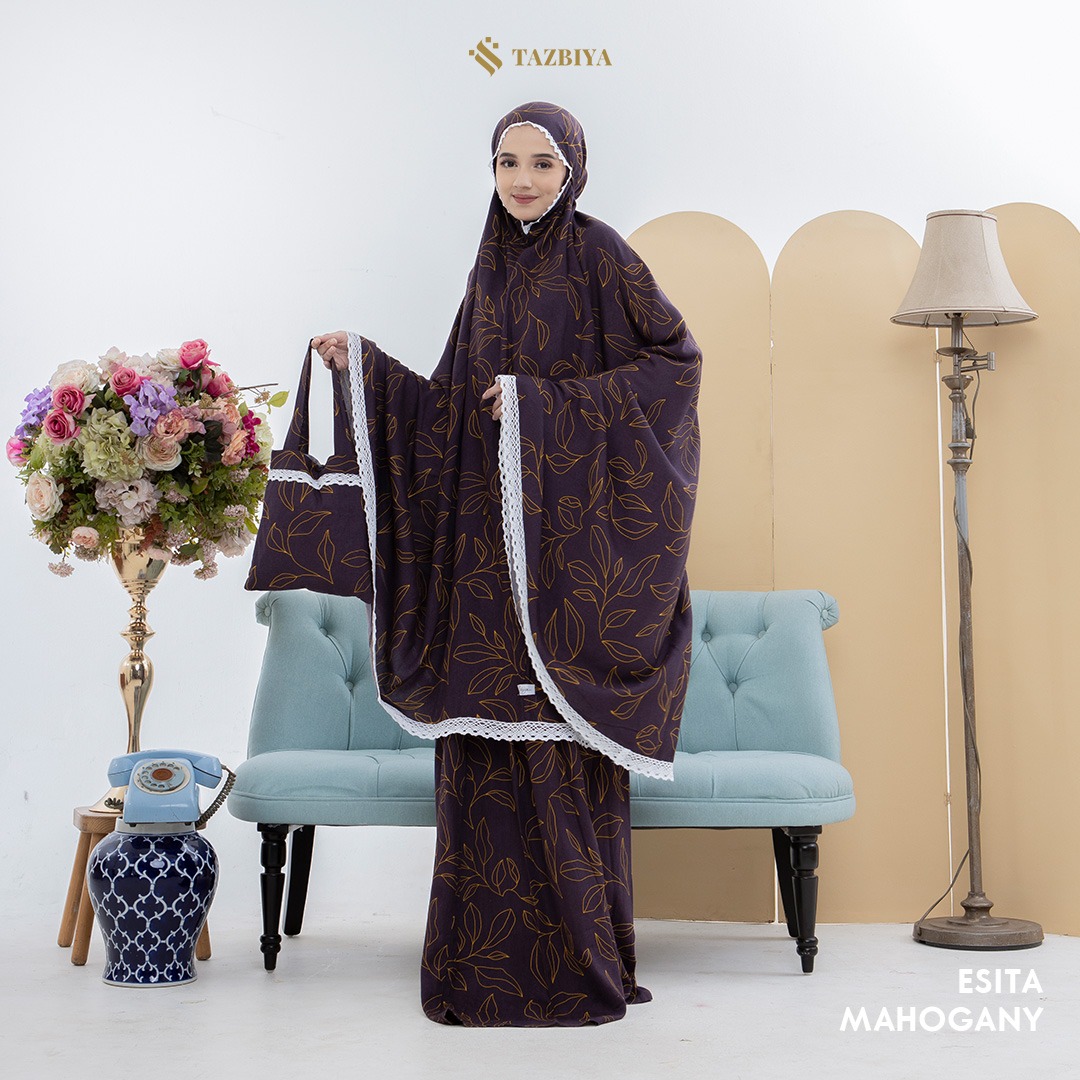 MUKENA TAZBIYA ALLOVER ESITA SERIES ALLSIZE