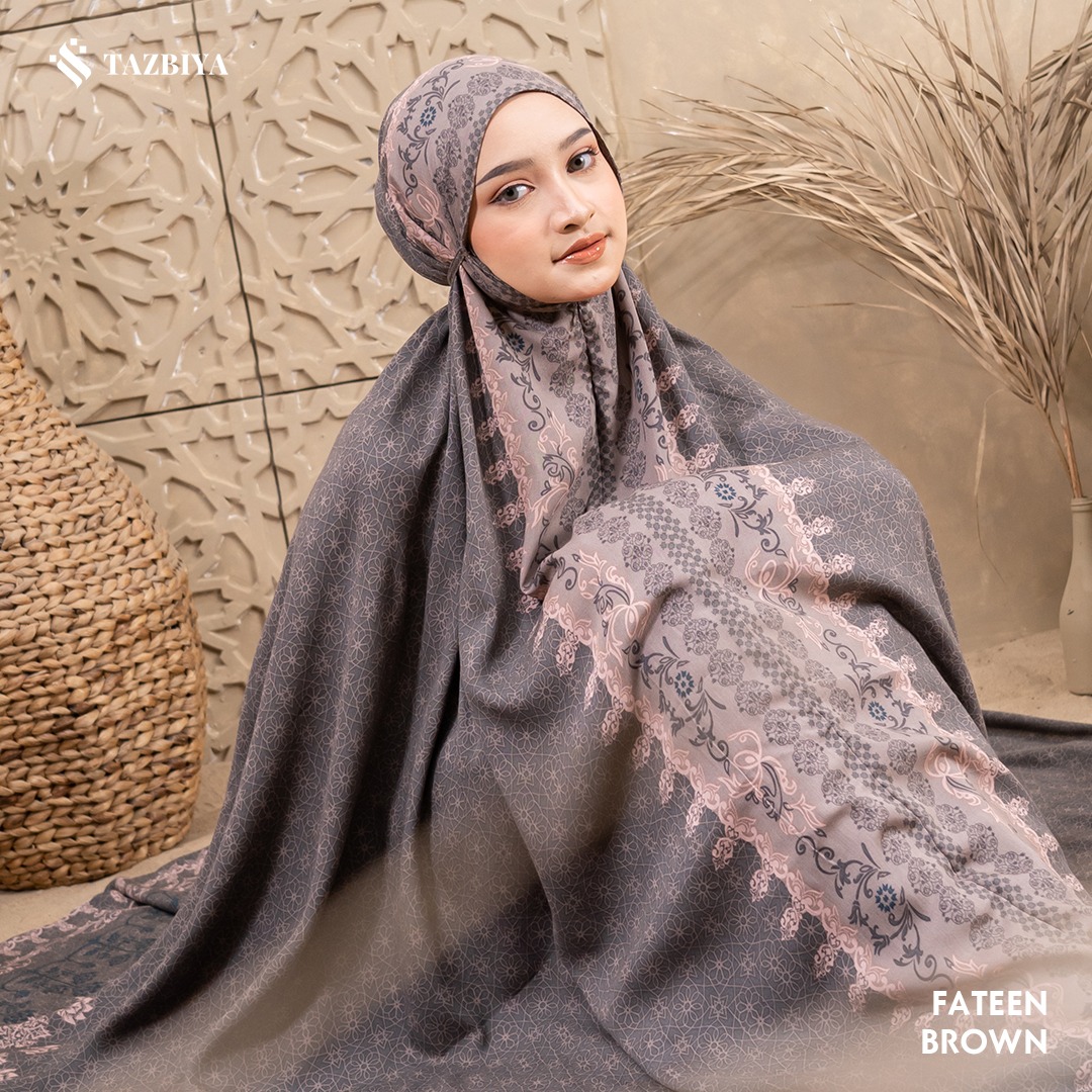 TAZBIYA FATEEN SERIES I Mukena 2IN1 Rayon Jumbo Dewasa