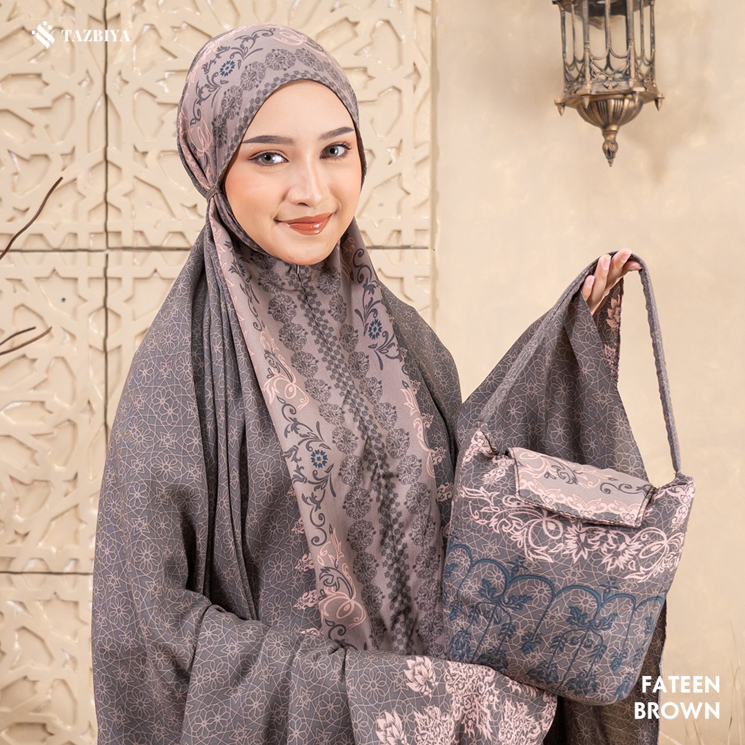 TAZBIYA FATEEN SERIES I Mukena 2IN1 Rayon Jumbo Dewasa