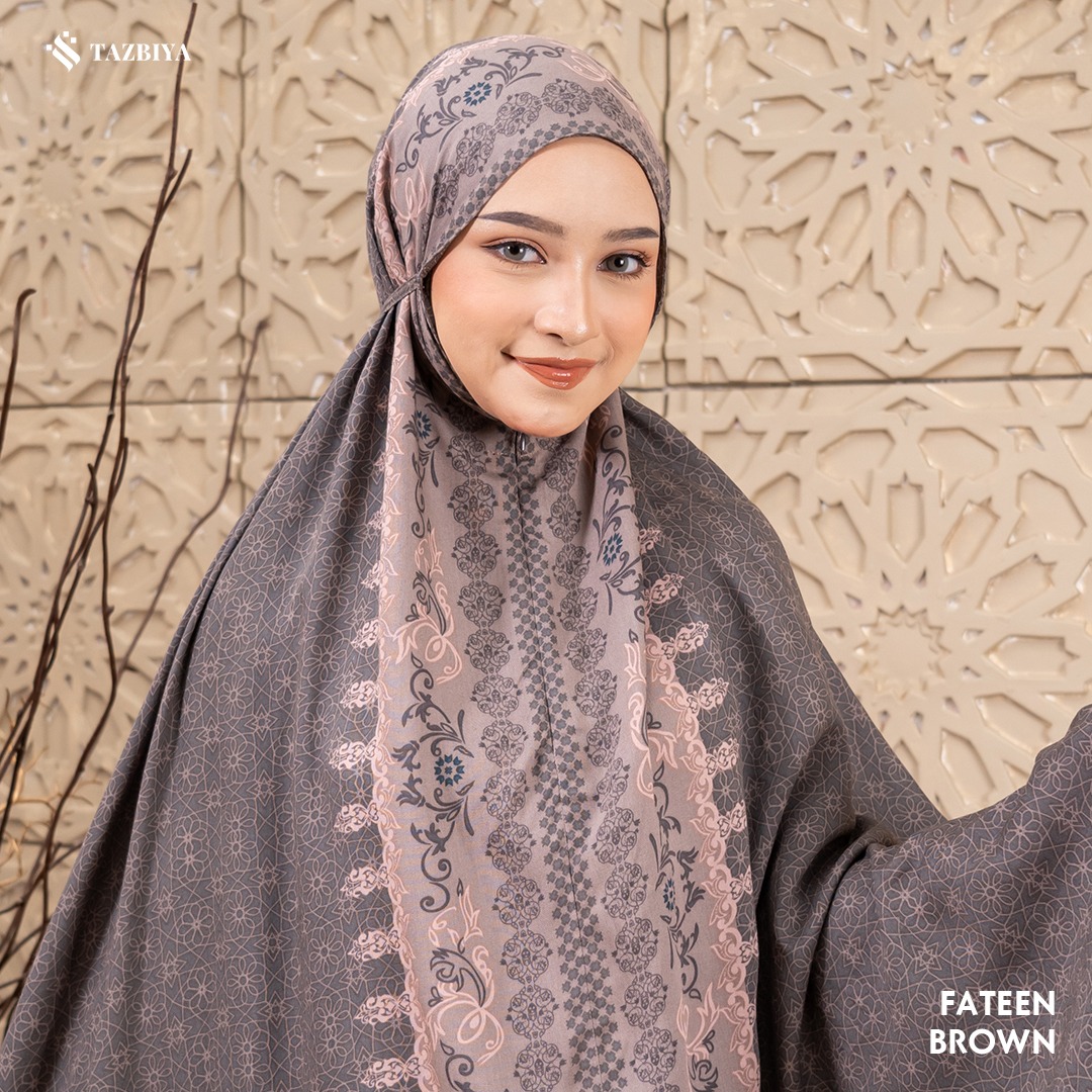 TAZBIYA FATEEN SERIES I Mukena 2IN1 Rayon Jumbo Dewasa