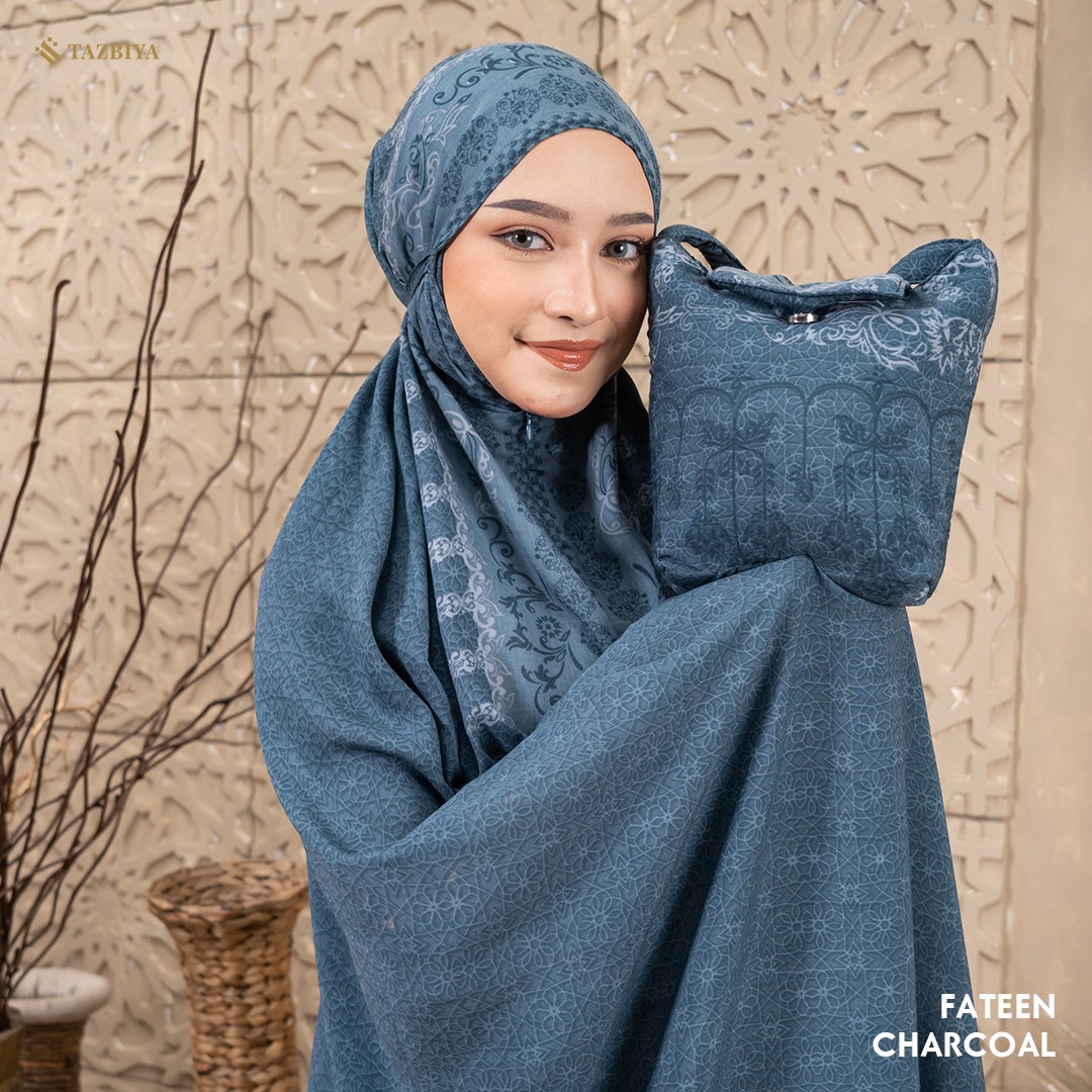TAZBIYA FATEEN SERIES I Mukena 2IN1 Rayon Jumbo Dewasa