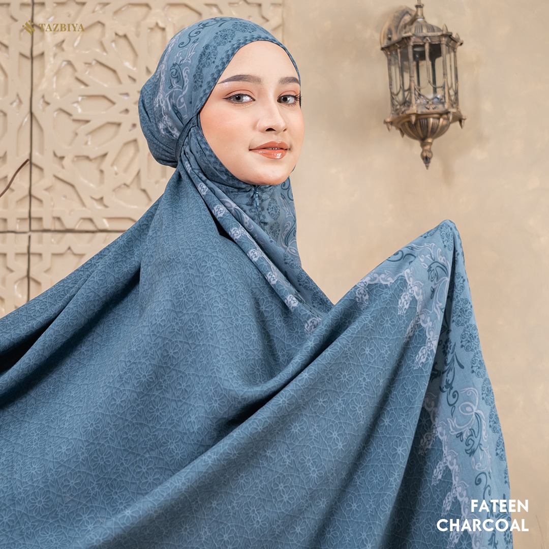 TAZBIYA FATEEN SERIES I Mukena 2IN1 Rayon Jumbo Dewasa