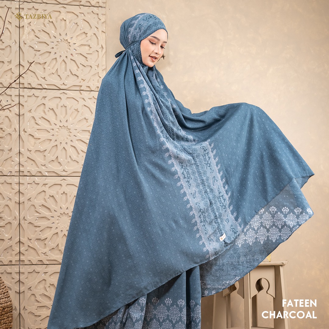 TAZBIYA FATEEN SERIES I Mukena 2IN1 Rayon Jumbo Dewasa