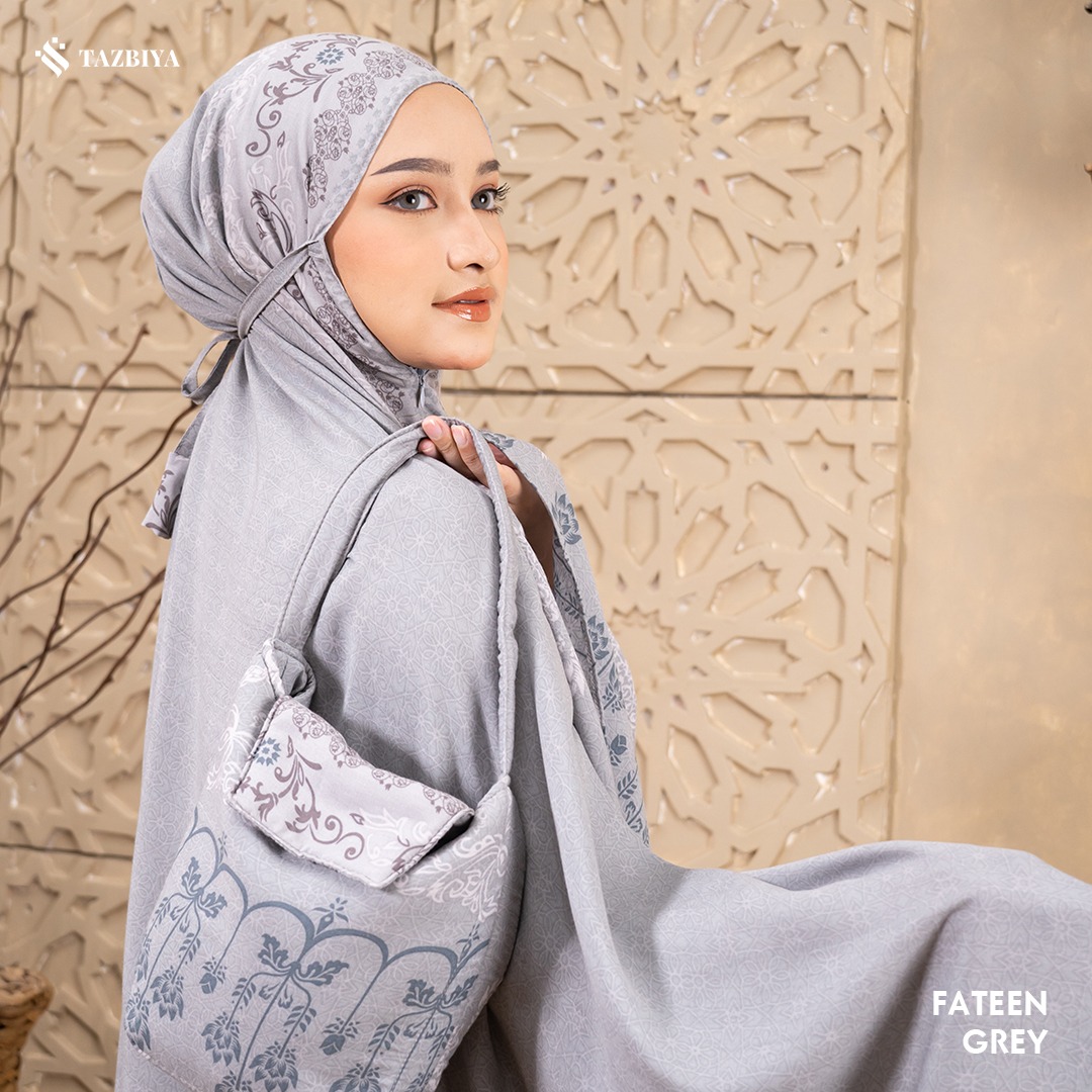 TAZBIYA FATEEN SERIES I Mukena 2IN1 Rayon Jumbo Dewasa