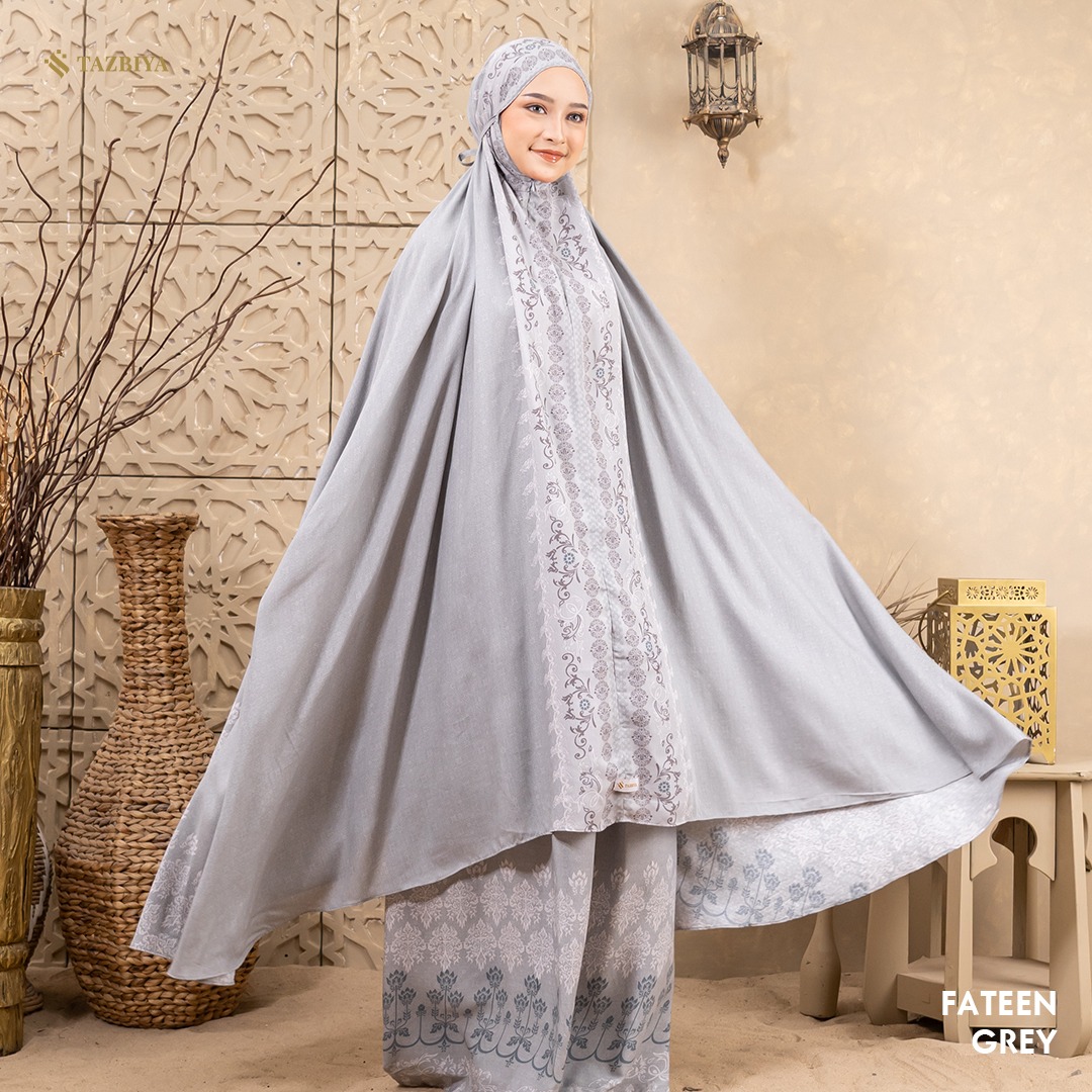 TAZBIYA FATEEN SERIES I Mukena 2IN1 Rayon Jumbo Dewasa