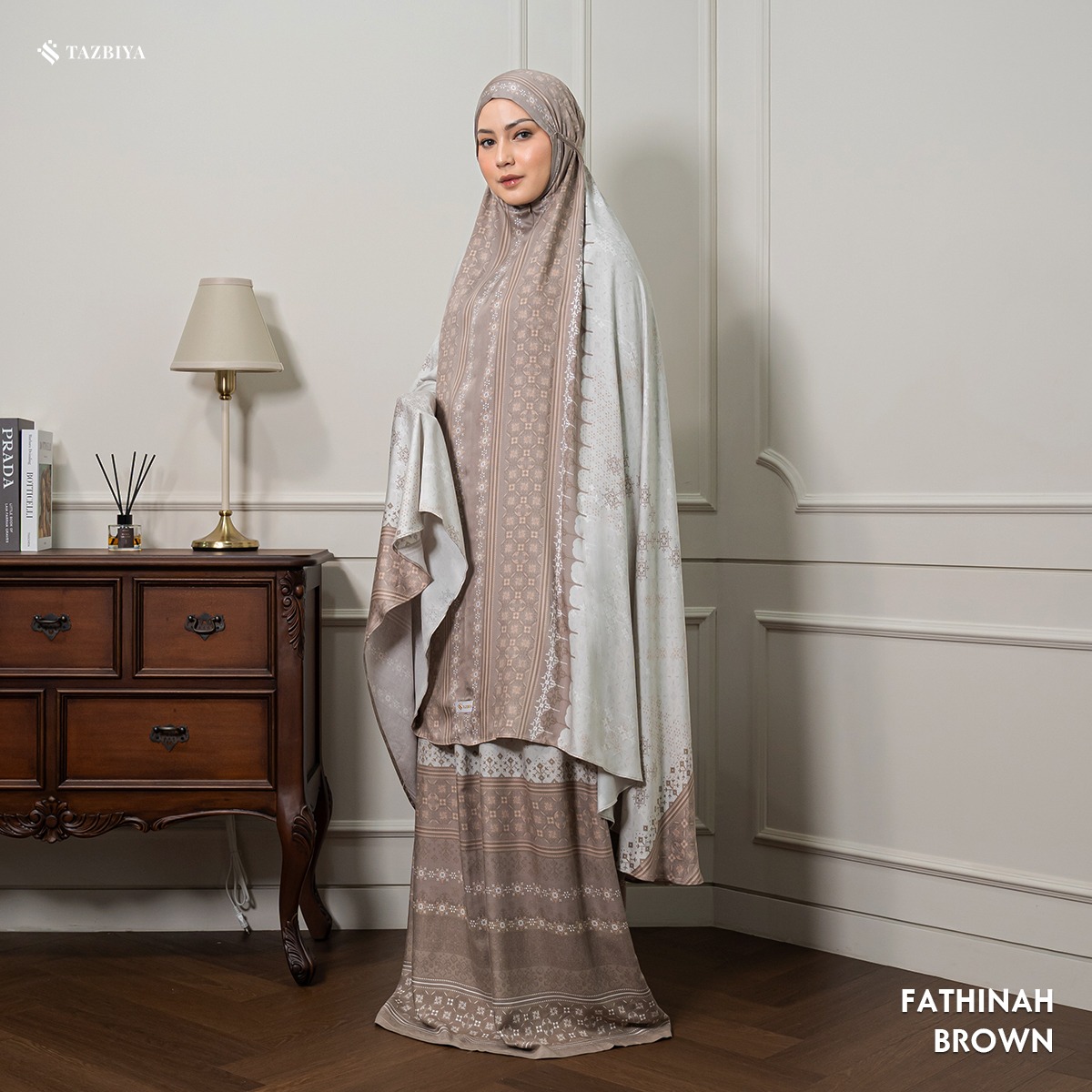 MUKENA TAZBIYA PREMIUM FATHINAH I Mukena Rayon Satin Jumbo Dewasa