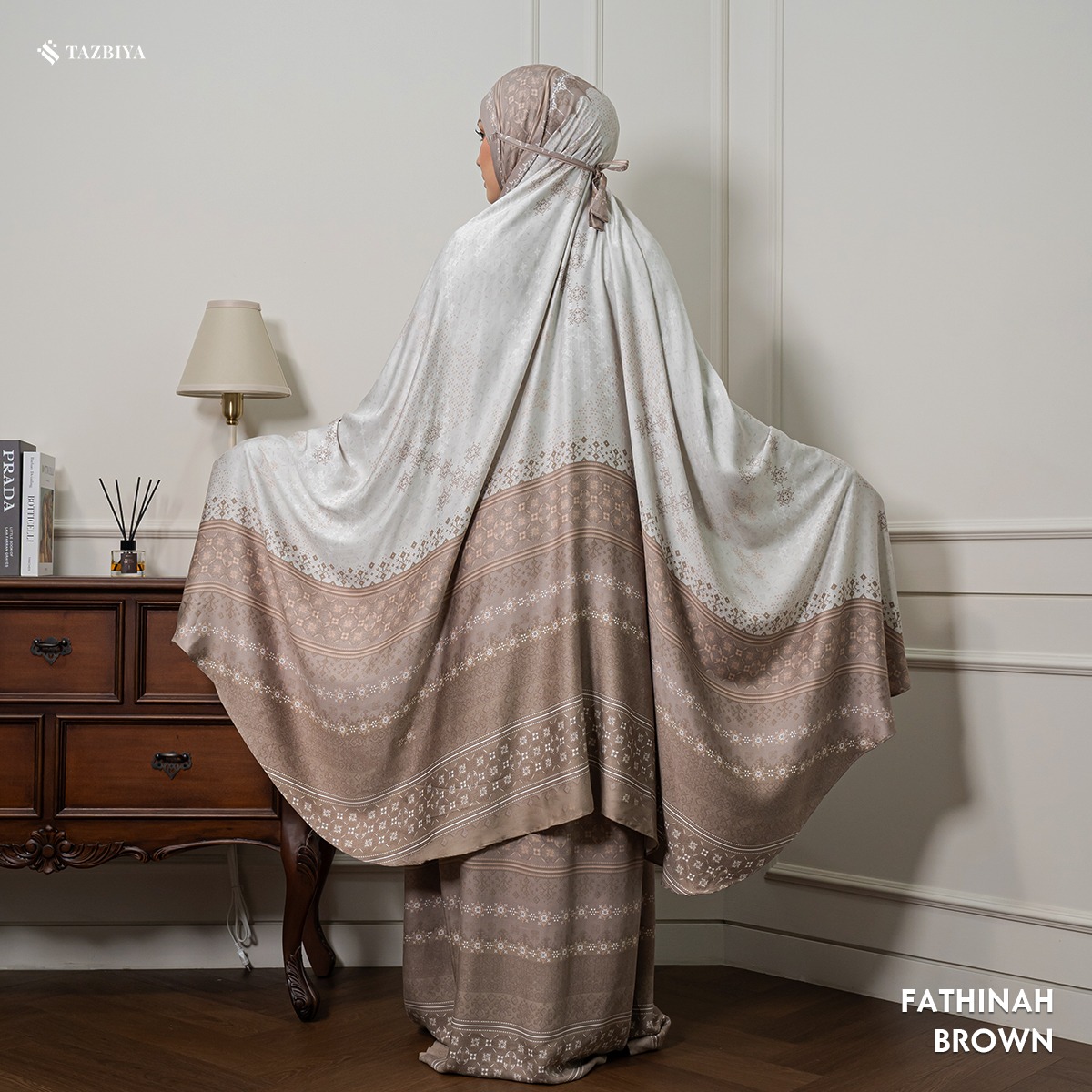 MUKENA TAZBIYA PREMIUM FATHINAH I Mukena Rayon Satin Jumbo Dewasa