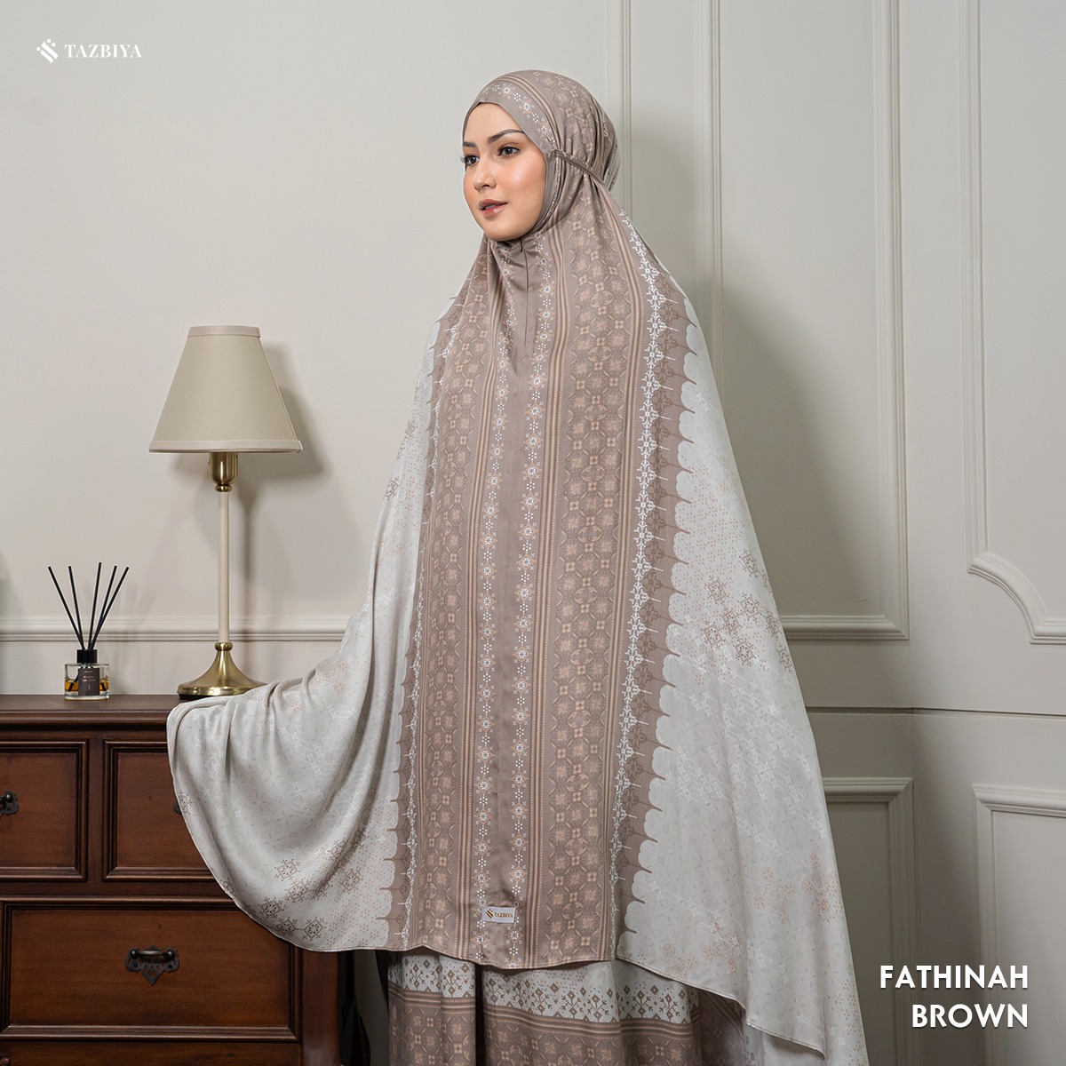 MUKENA TAZBIYA PREMIUM FATHINAH I Mukena Rayon Satin Jumbo Dewasa