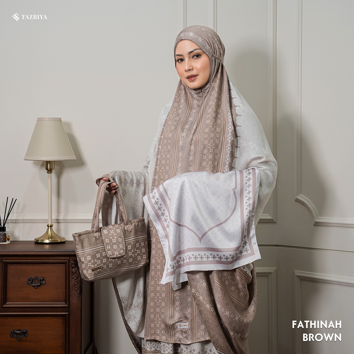 MUKENA TAZBIYA PREMIUM FATHINAH I Mukena Rayon Satin Jumbo Dewasa