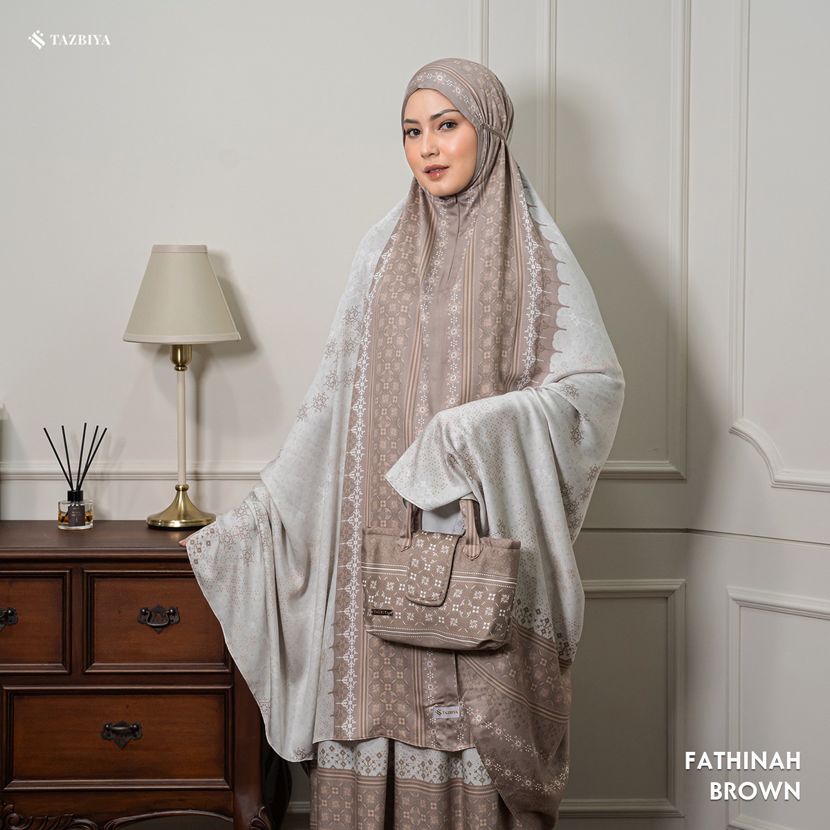 MUKENA TAZBIYA PREMIUM FATHINAH I Mukena Rayon Satin Jumbo Dewasa