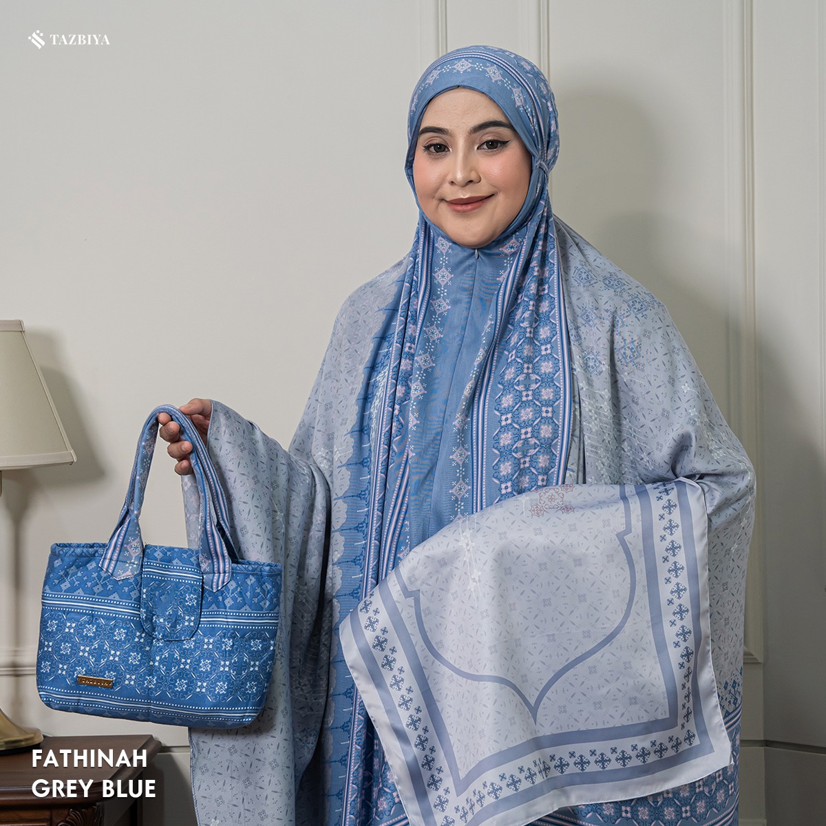 MUKENA TAZBIYA PREMIUM FATHINAH I Mukena Rayon Satin Jumbo Dewasa
