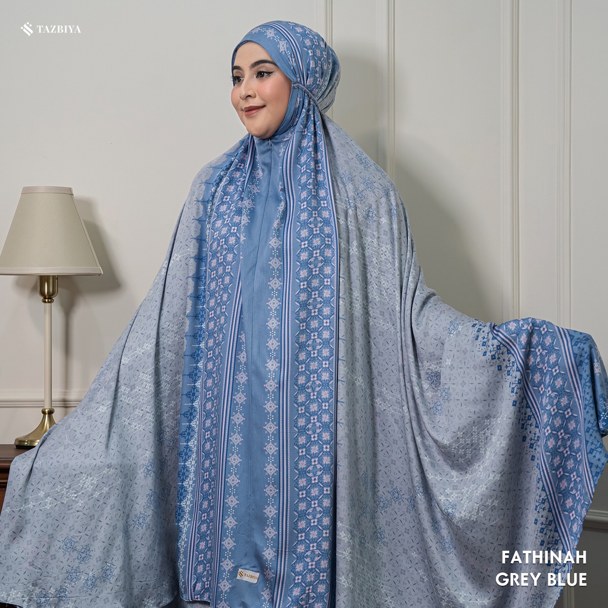 MUKENA TAZBIYA PREMIUM FATHINAH I Mukena Rayon Satin Jumbo Dewasa