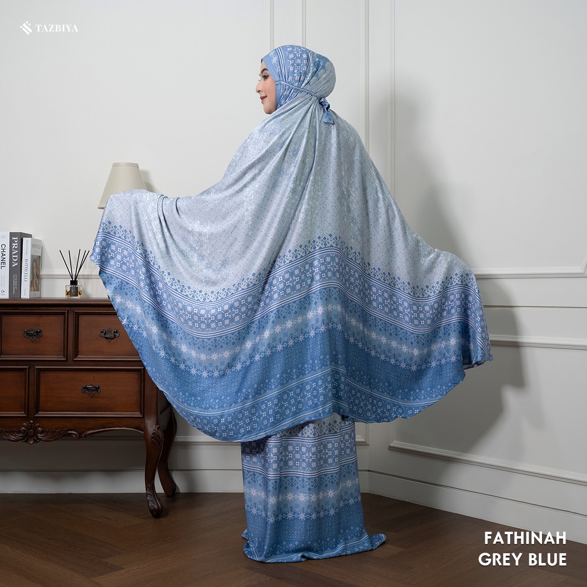 MUKENA TAZBIYA PREMIUM FATHINAH I Mukena Rayon Satin Jumbo Dewasa