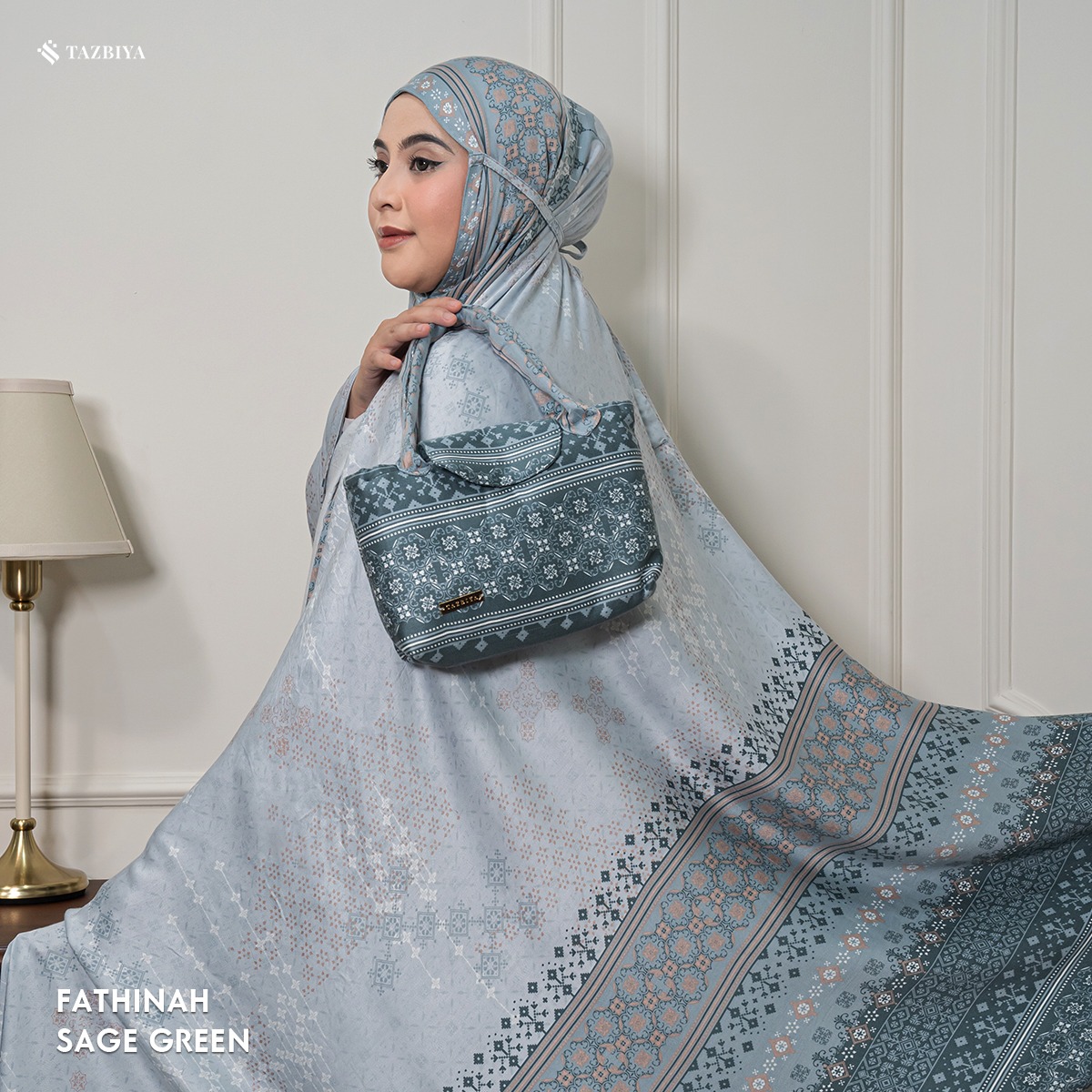 MUKENA TAZBIYA PREMIUM FATHINAH I Mukena Rayon Satin Jumbo Dewasa