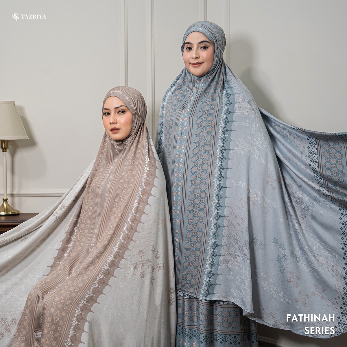 MUKENA TAZBIYA PREMIUM FATHINAH I Mukena Rayon Satin Jumbo Dewasa