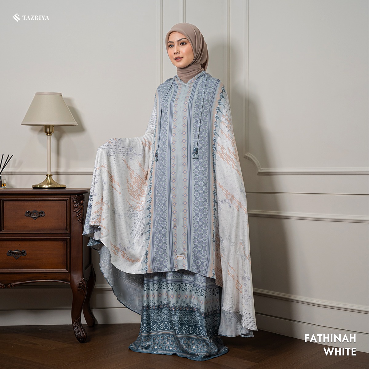 MUKENA TAZBIYA PREMIUM FATHINAH I Mukena Rayon Satin Jumbo Dewasa