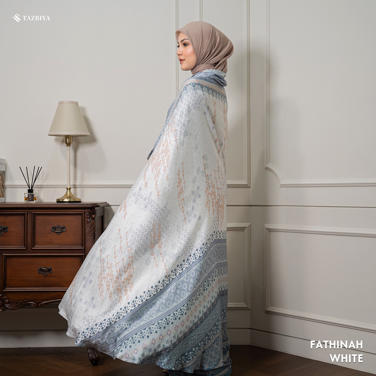 MUKENA TAZBIYA PREMIUM FATHINAH I Mukena Rayon Satin Jumbo Dewasa