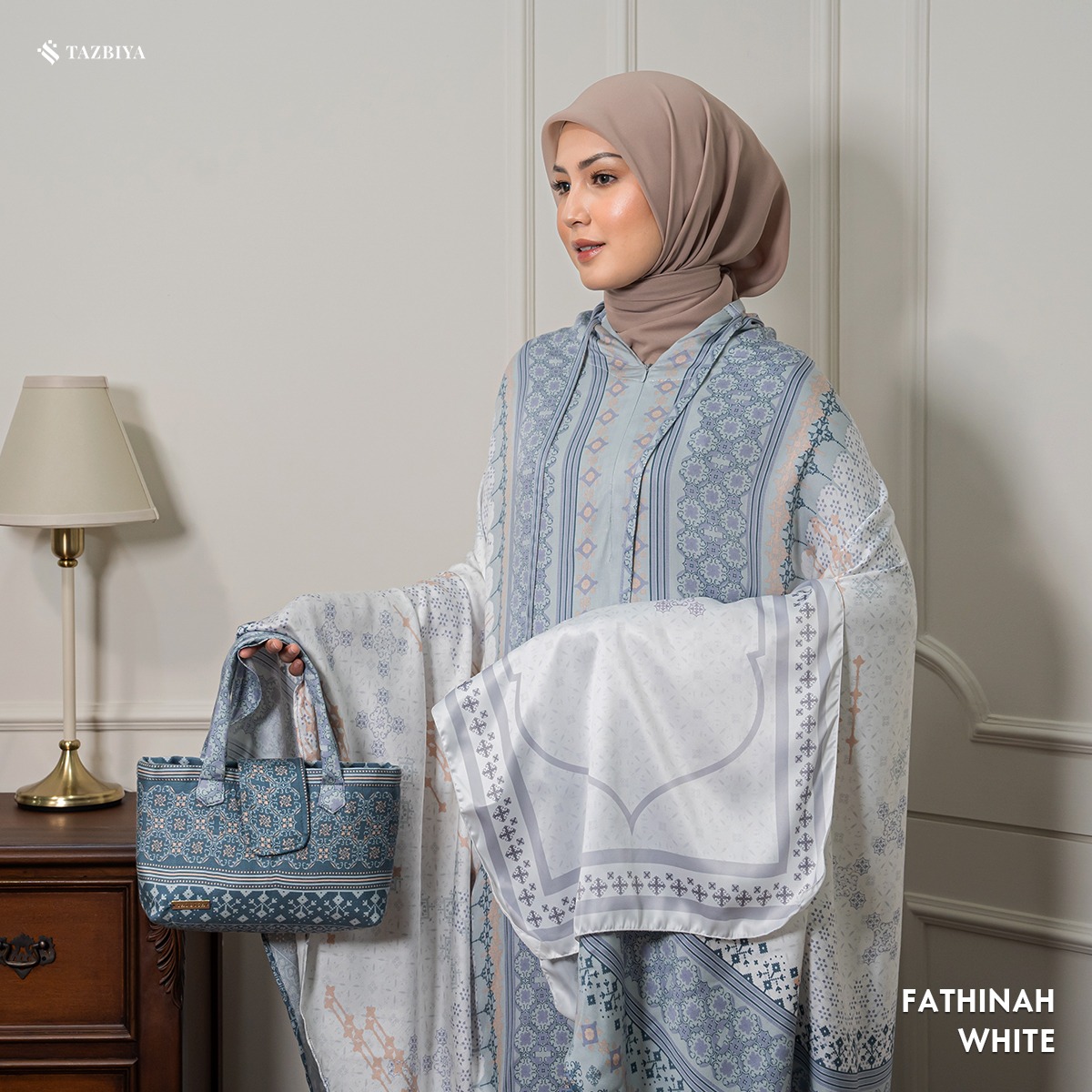 MUKENA TAZBIYA PREMIUM FATHINAH I Mukena Rayon Satin Jumbo Dewasa