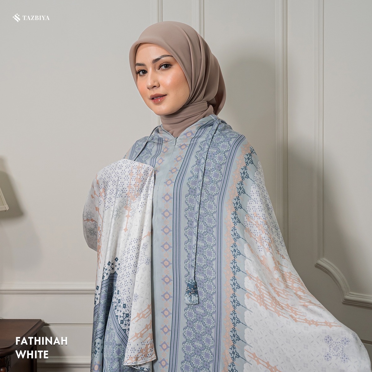 MUKENA TAZBIYA PREMIUM FATHINAH I Mukena Rayon Satin Jumbo Dewasa