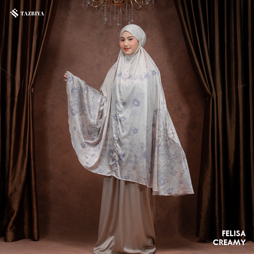 TAZBIYA MUKENA SILK PREMIUM FELISA SERIES ALLSIZE