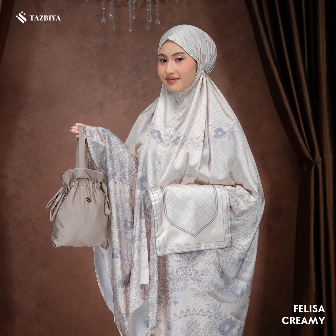 TAZBIYA MUKENA SILK PREMIUM FELISA SERIES ALLSIZE