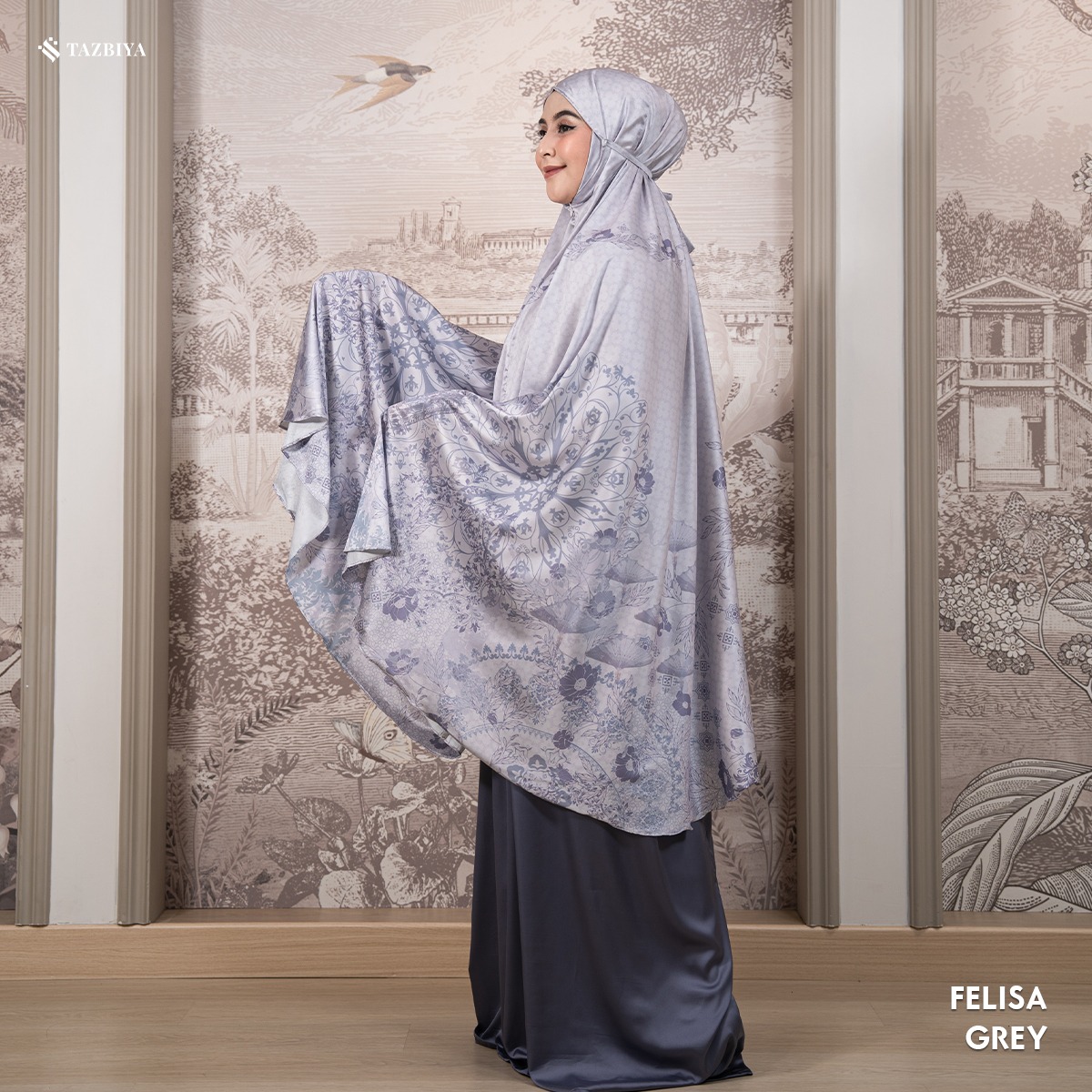 TAZBIYA MUKENA SILK PREMIUM FELISA SERIES ALLSIZE
