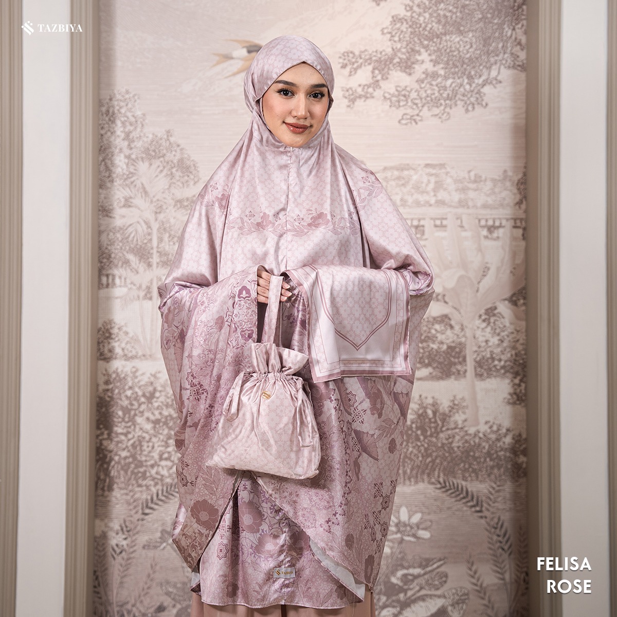 TAZBIYA MUKENA SILK PREMIUM FELISA SERIES ALLSIZE