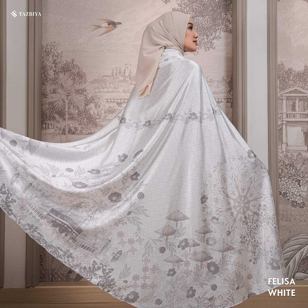 TAZBIYA MUKENA SILK PREMIUM FELISA SERIES ALLSIZE