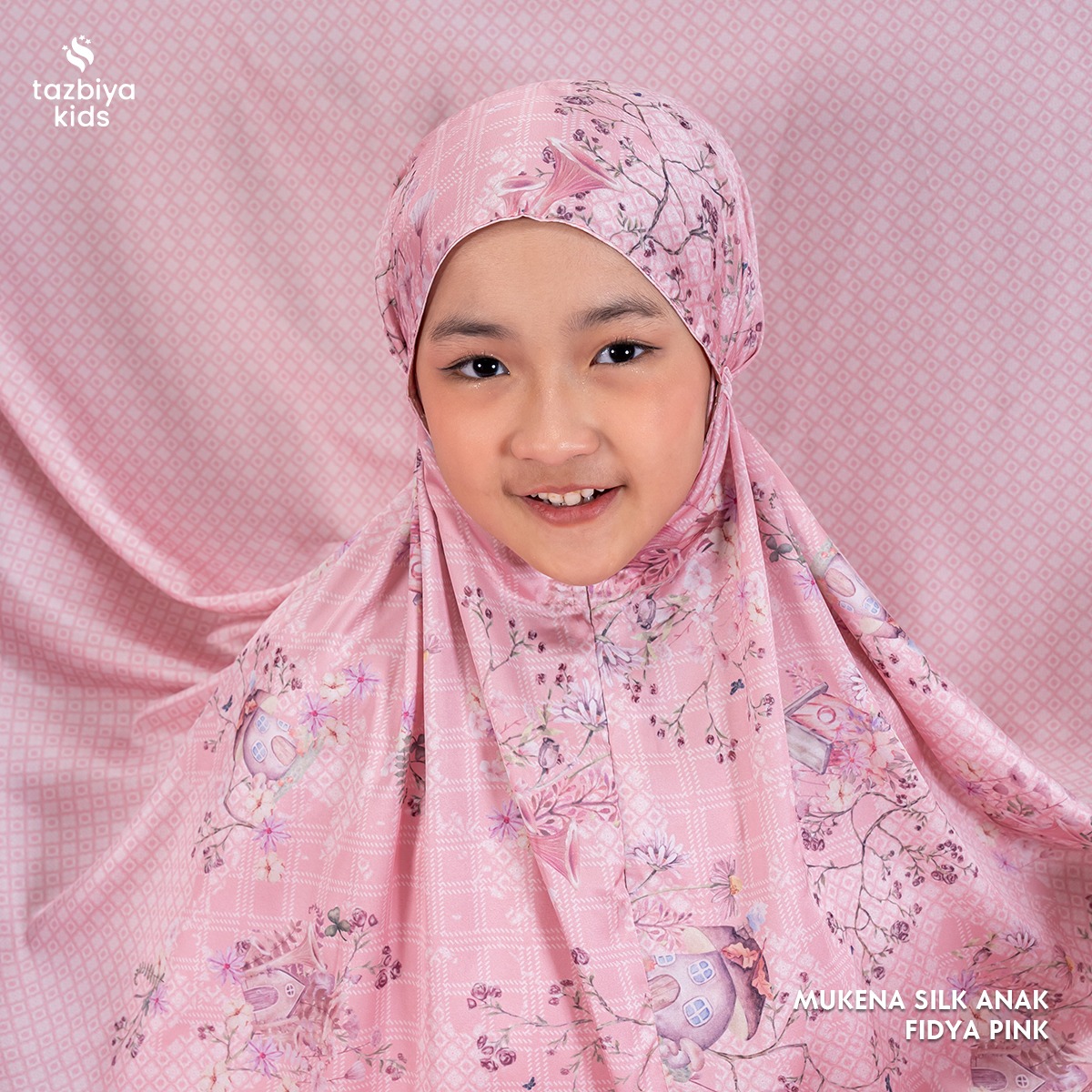 TAZBIYA MUKENA ANAK SILK FIDYA SERIES I Mukena Anak Motif TK SD SMP | Mukena Anak 4-14 Tahun